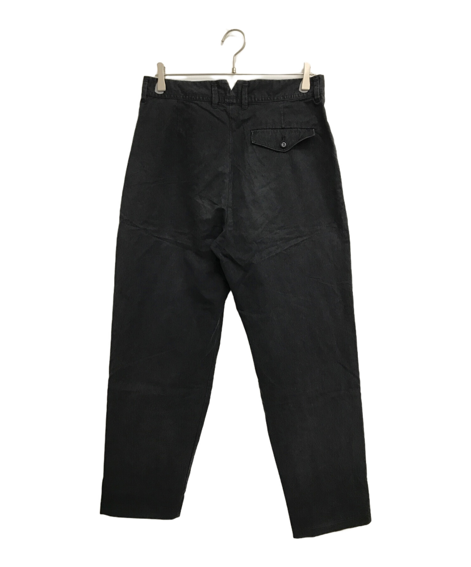 中古・古着通販】stein (シュタイン) EX WIDE TROUSERS ブラック