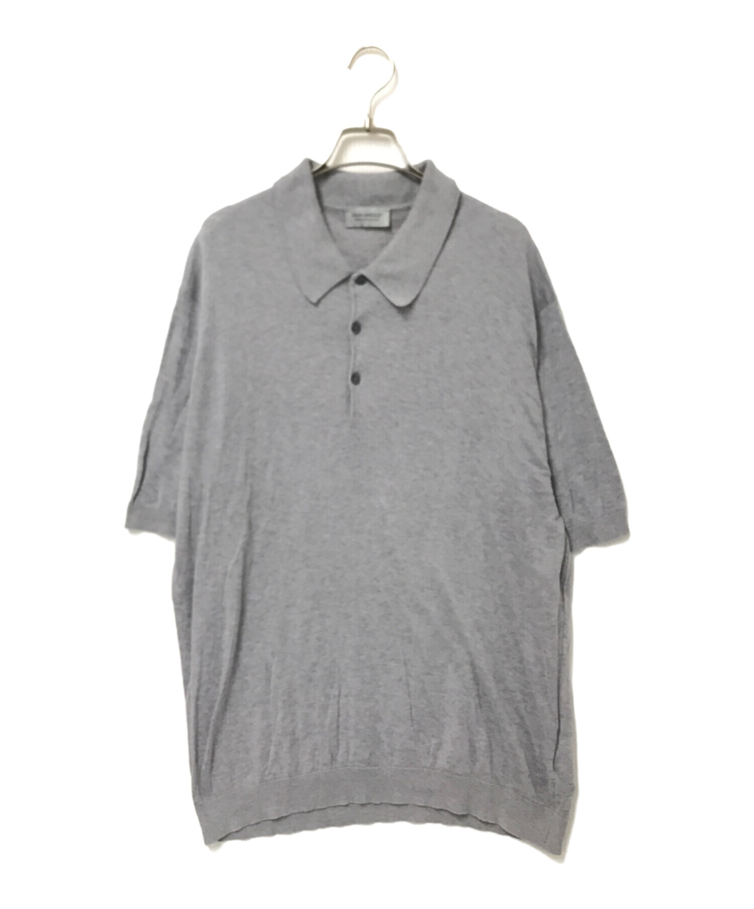 中古・古着通販】JOHN SMEDLEY (ジョンスメドレー) ポロシャツ グレー 