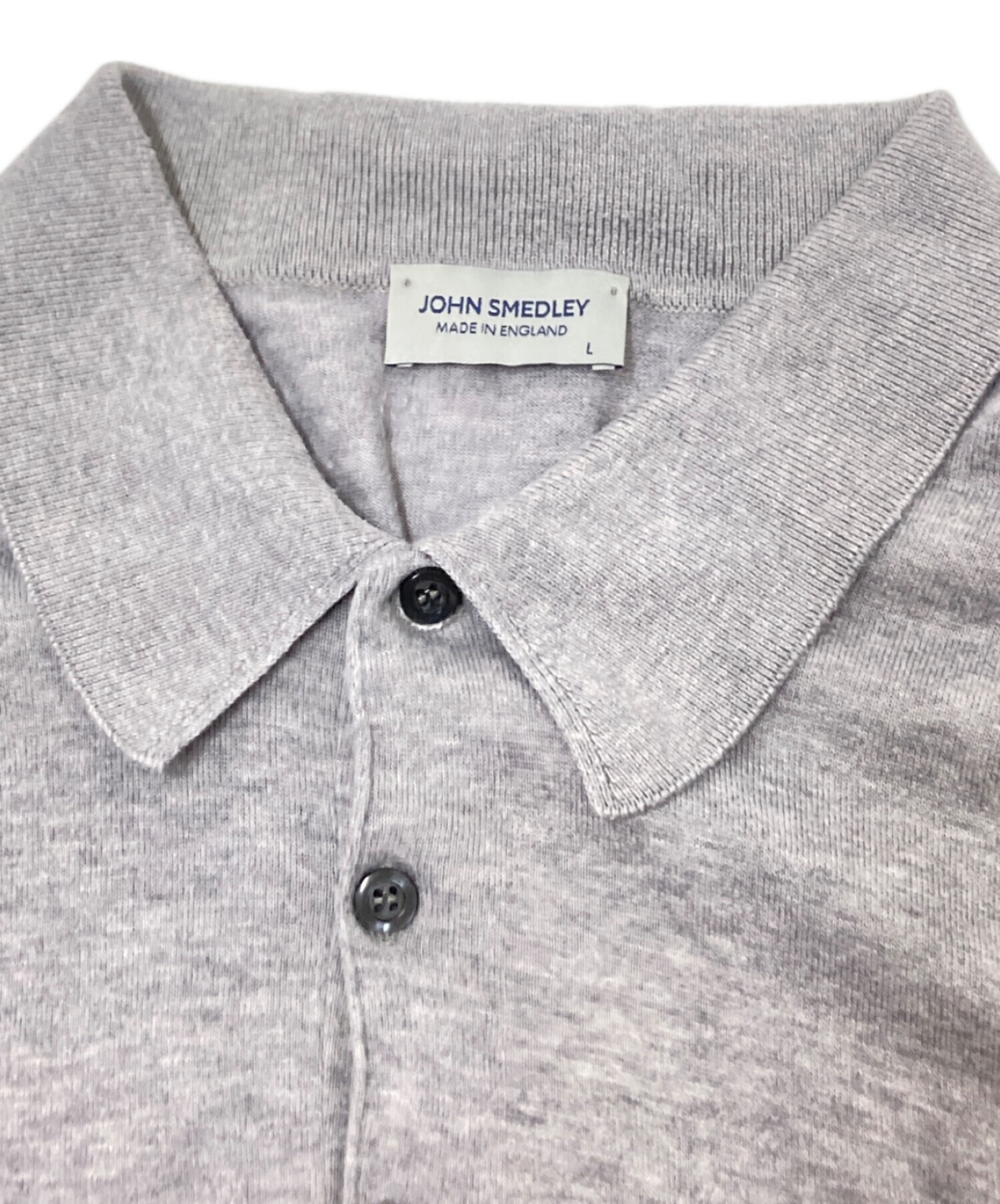 中古・古着通販】JOHN SMEDLEY (ジョンスメドレー) ポロシャツ グレー 