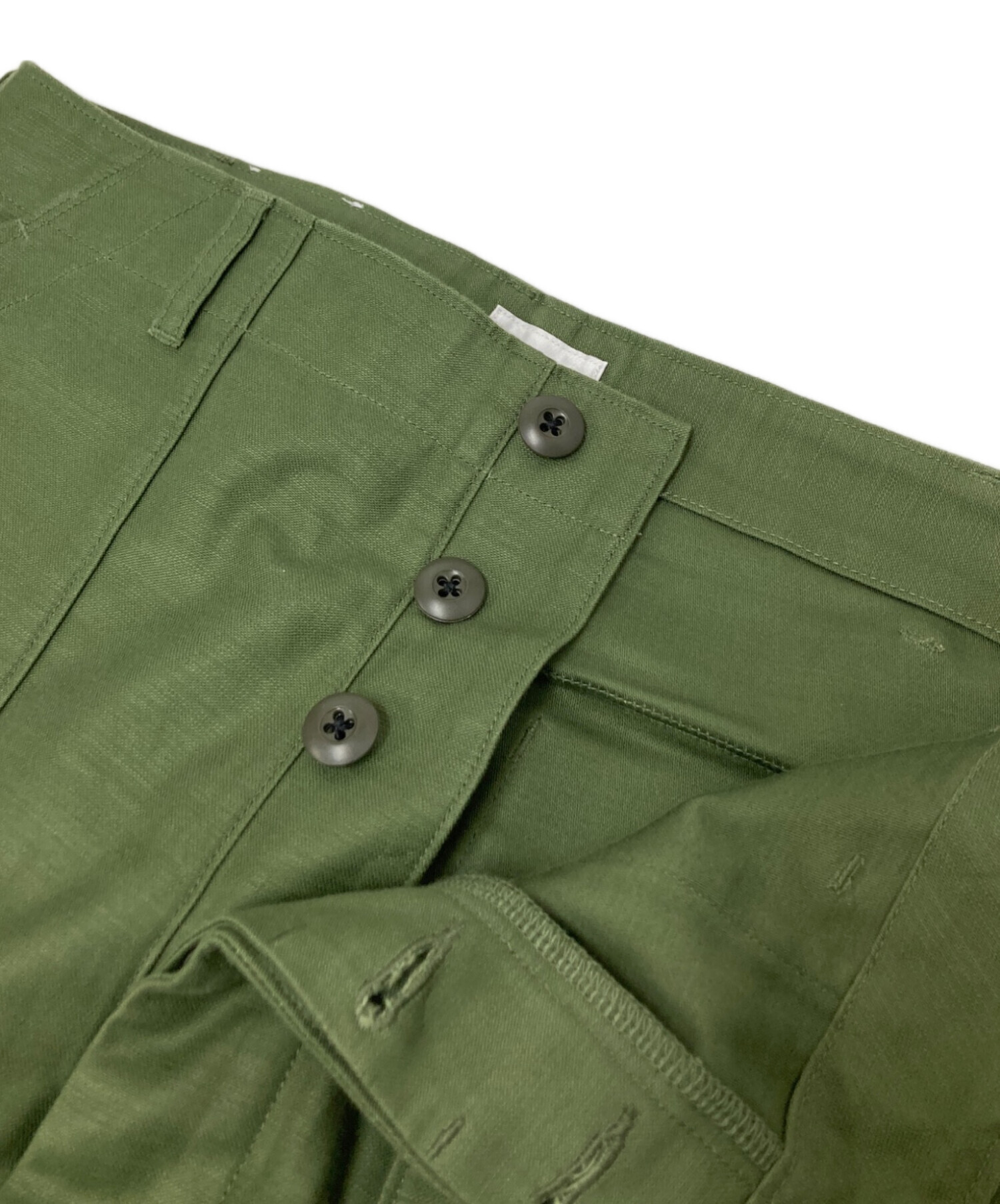 【初期・タグあり】ciota シオタ ベイカーパンツ サイズ4 CIOTA (シオタ) スビンコットン ムラ糸バックサテン ベイカー