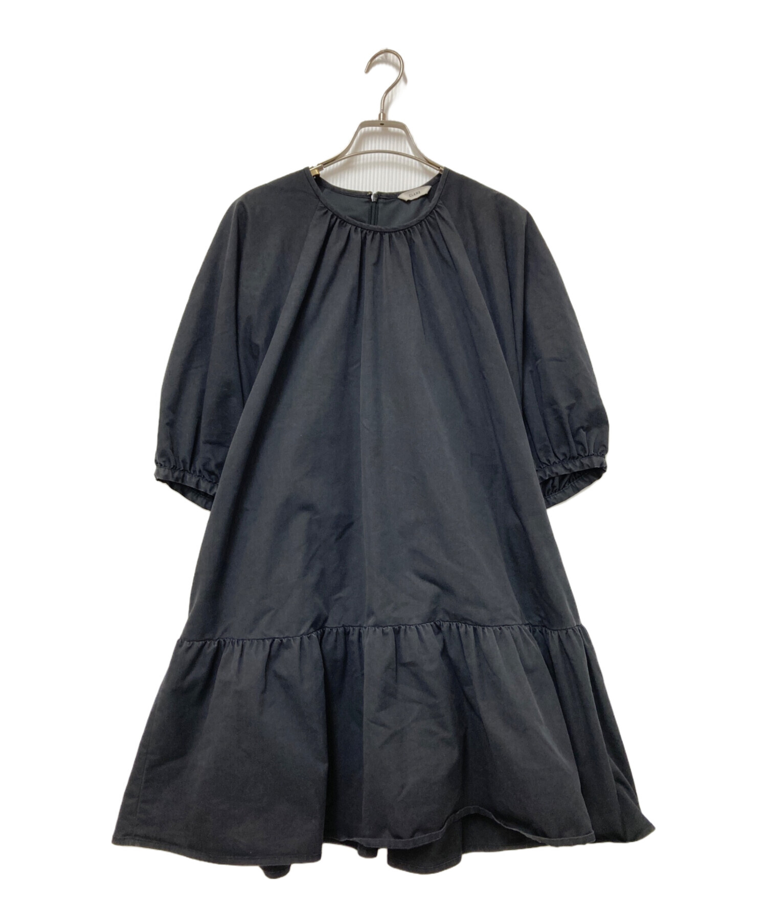 中古・古着通販】CLANE (クラネ) PUFF MINI ONE PIECE ブラック サイズ 