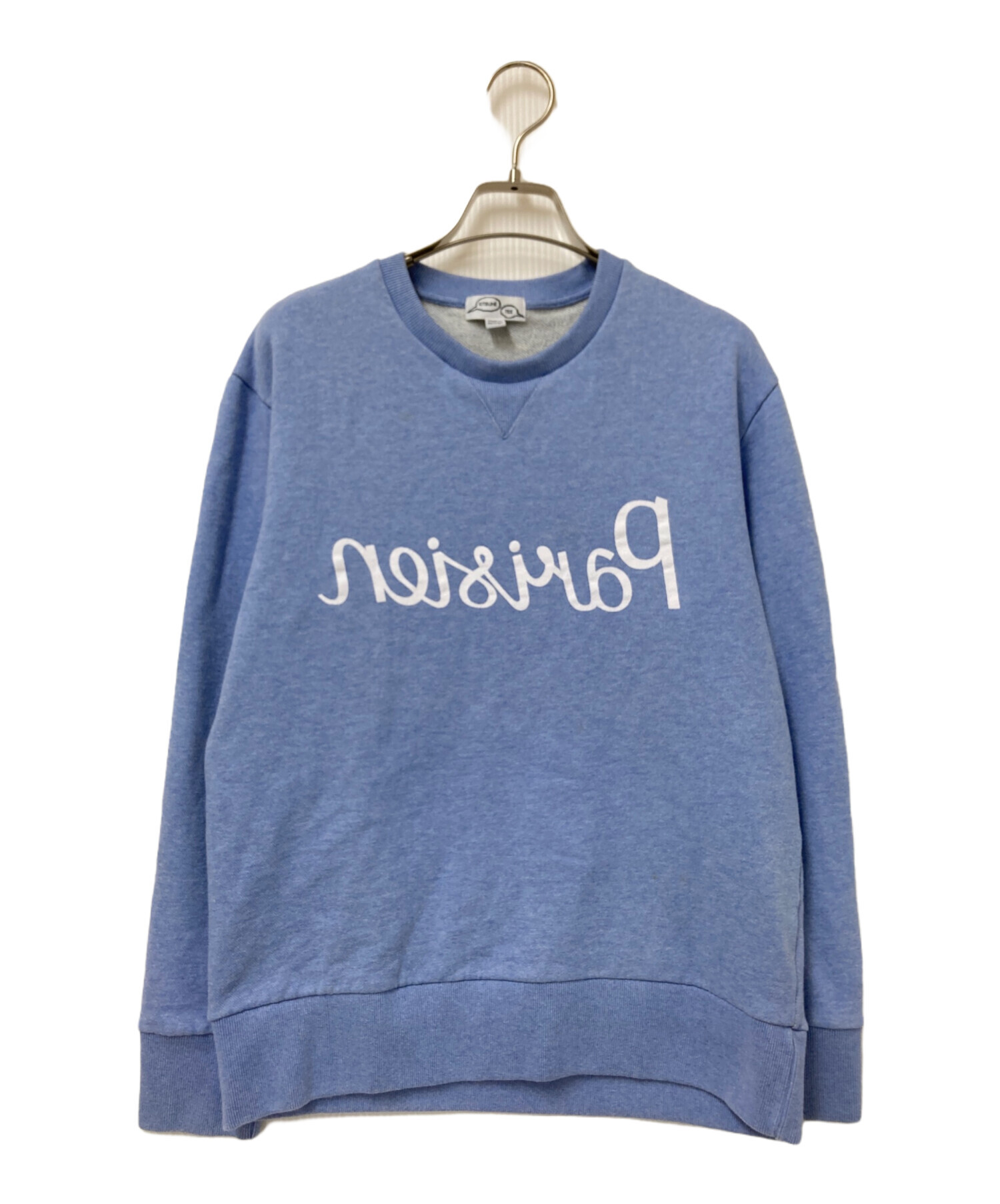 kitsune☆ロゴ柄スウェット 値下中 中古・古着通販】maison kitsune (メゾンキツネ) ロゴスウェット