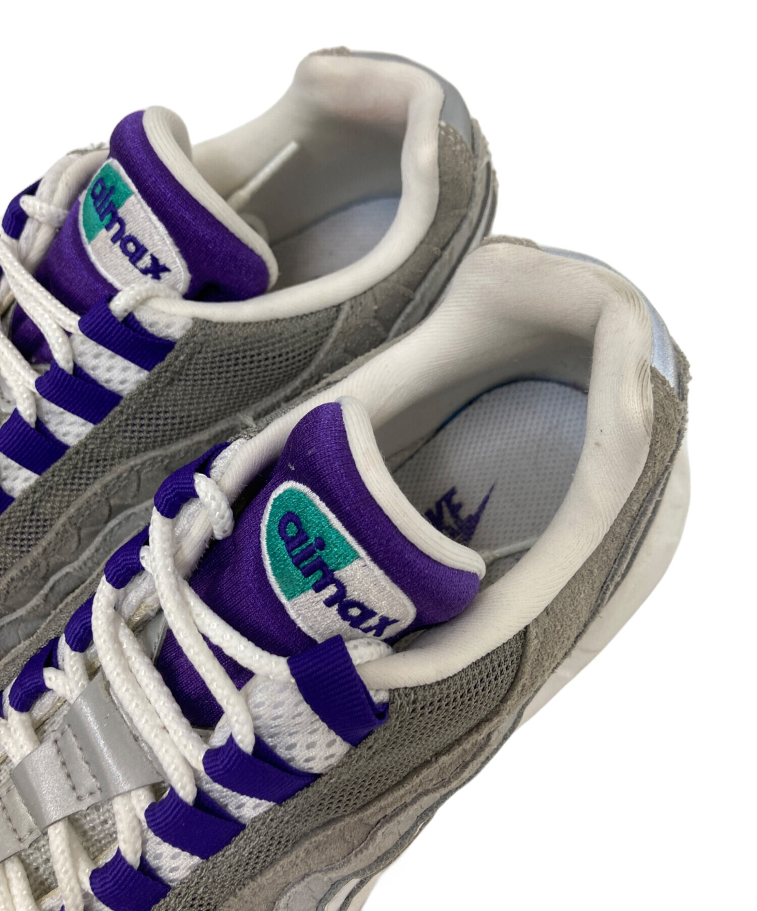 中古・古着通販】NIKE (ナイキ) AIR MAX 95 LV8 ホワイト×パープル 
