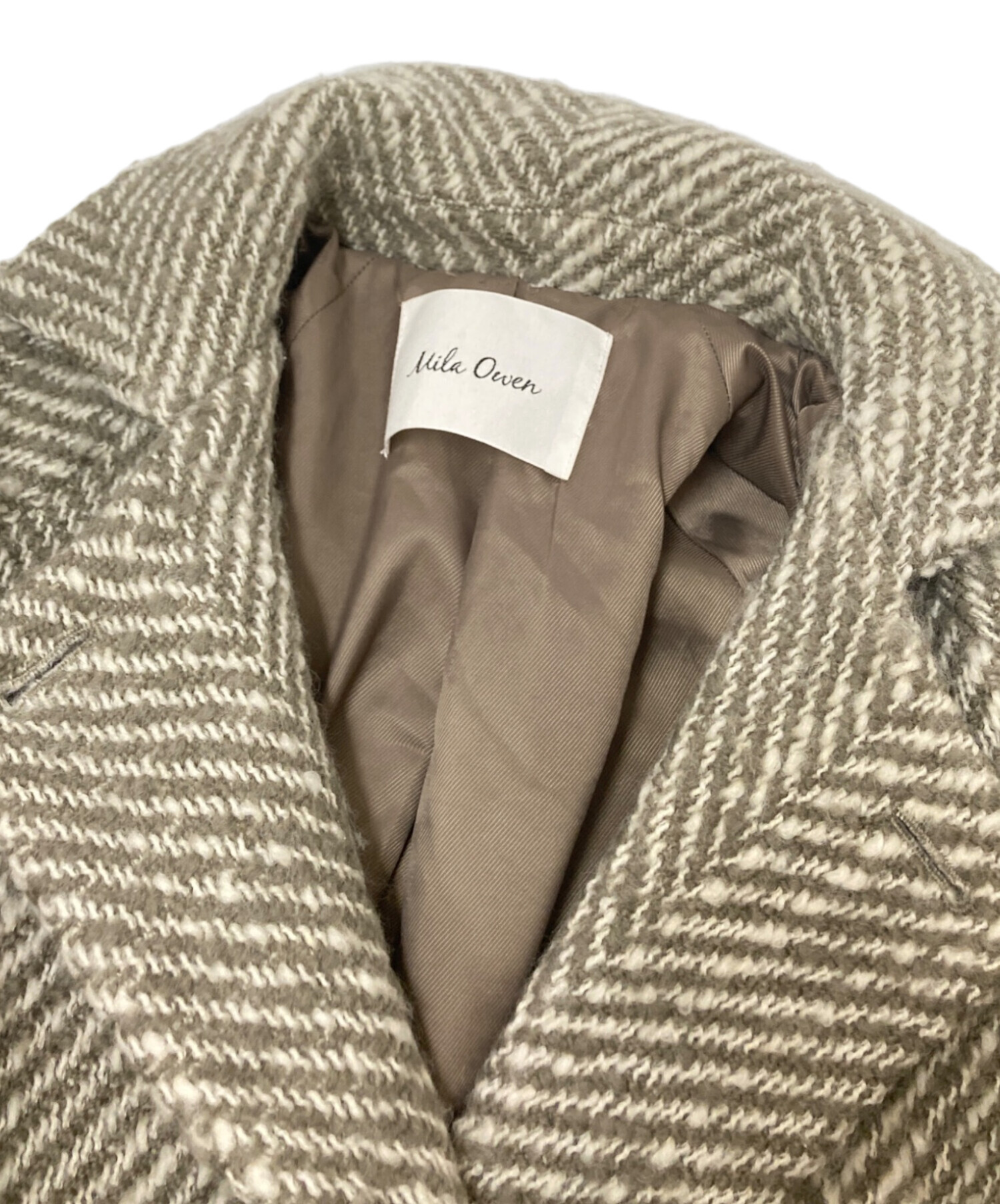 中古・古着通販】Mila Owen (ミラオーウェン) ヘリンボーン柄