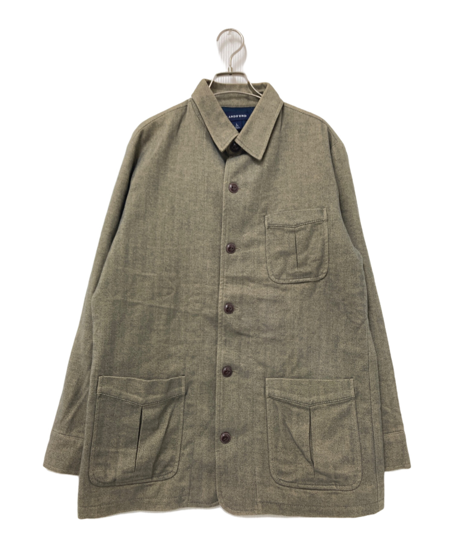中古・古着通販】LAND'S END (ランズエンド) ヘリンボーンジャケット
