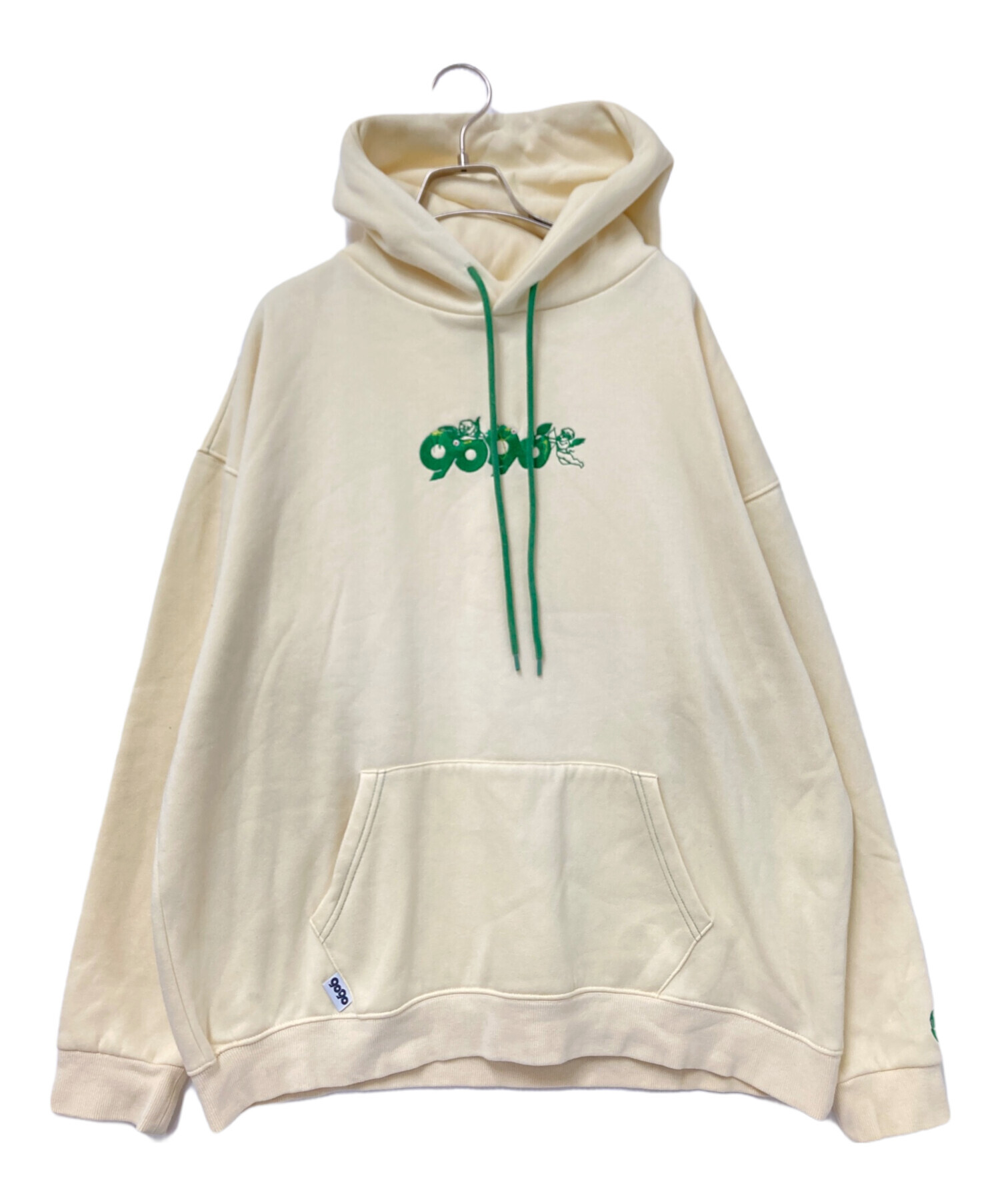 中古・古着通販】9090 (9090) フーテッドパーカー ベージュ サイズ:XL 