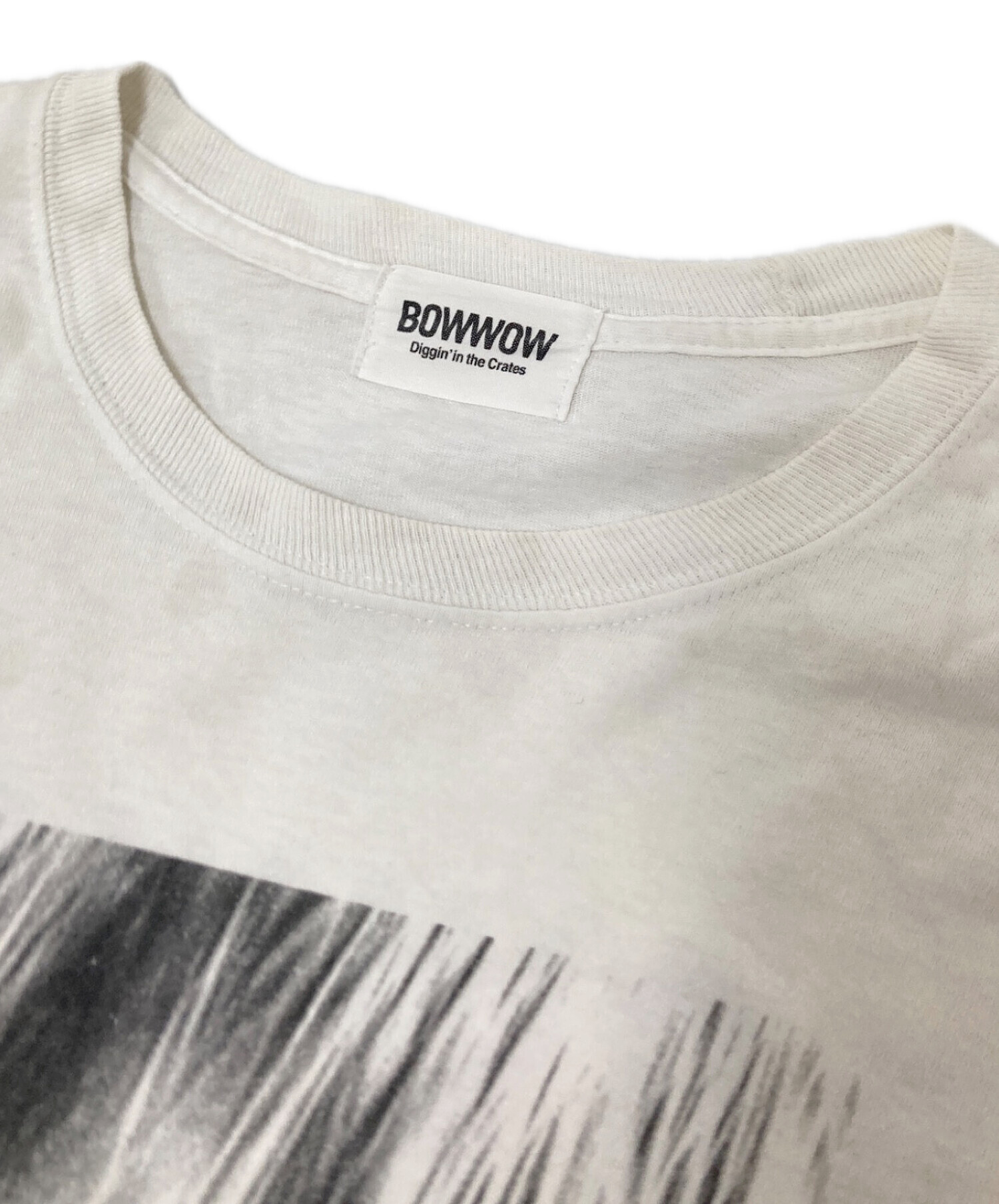 BOW WOW バウワウ Tシャツ・カットソー M 白 【古着】【中古】【送料無料】 中古・古着通販】BOWWOW (バウワウ) プリントカットソー ホワイト