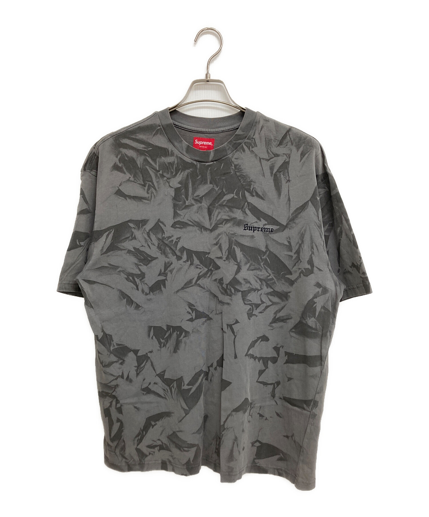 中古・古着通販】SUPREME (シュプリーム) Creases S/S Top グレー