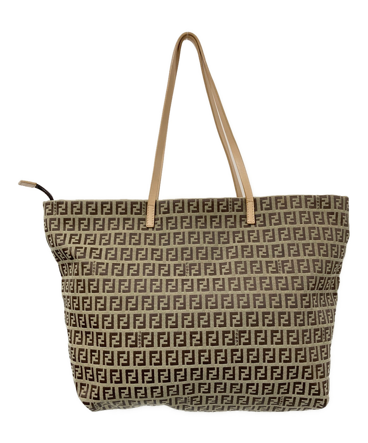 中古・古着通販】FENDI (フェンディ) ズッキーノトートバッグ ベージュ 