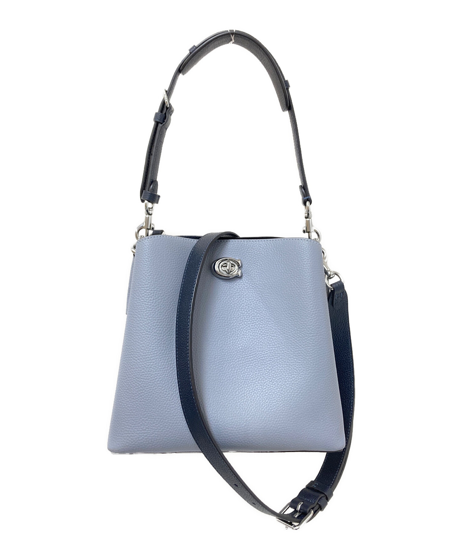 コーチ ウィロウ バケット バッグ レディース 【中古】 中古・古着通販】COACH (コーチ) ウィロウ バケット バッグ グレー