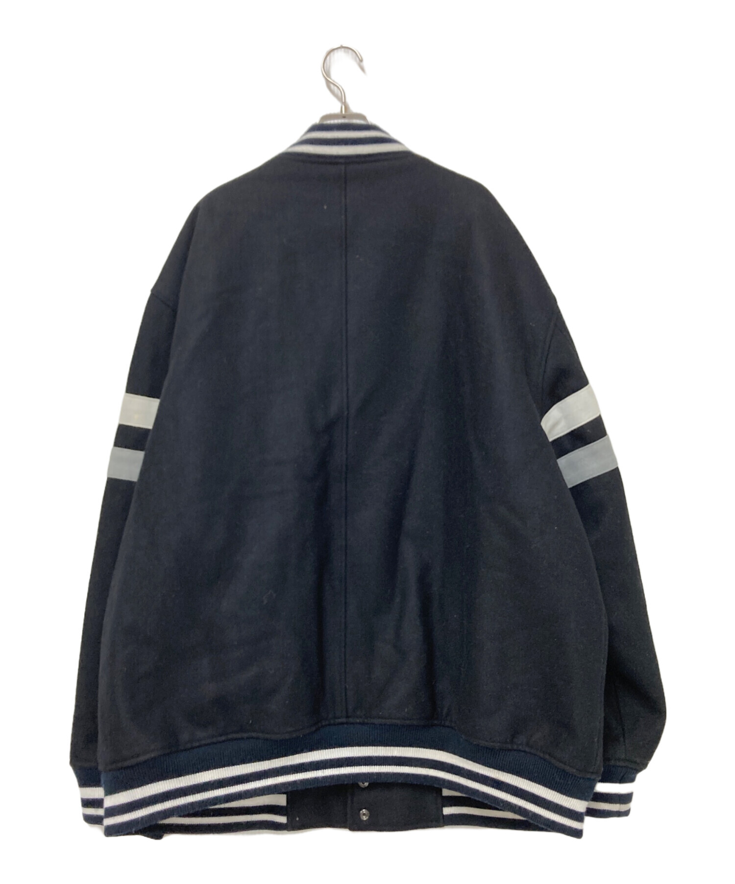 中古・古着通販】ECKO (エコー) スタジャン ブラック サイズ:XL