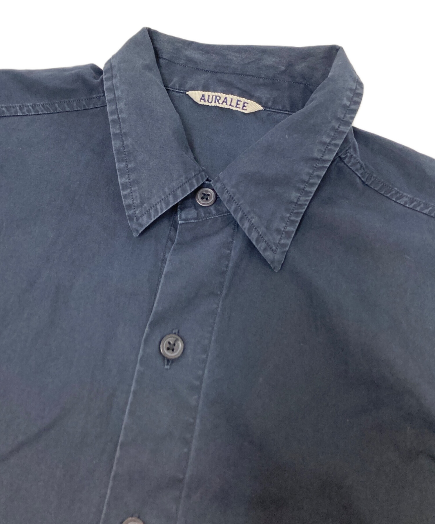 中古・古着通販】AURALEE (オーラリー) WASHED FINX TWILL HALF SLEEVE