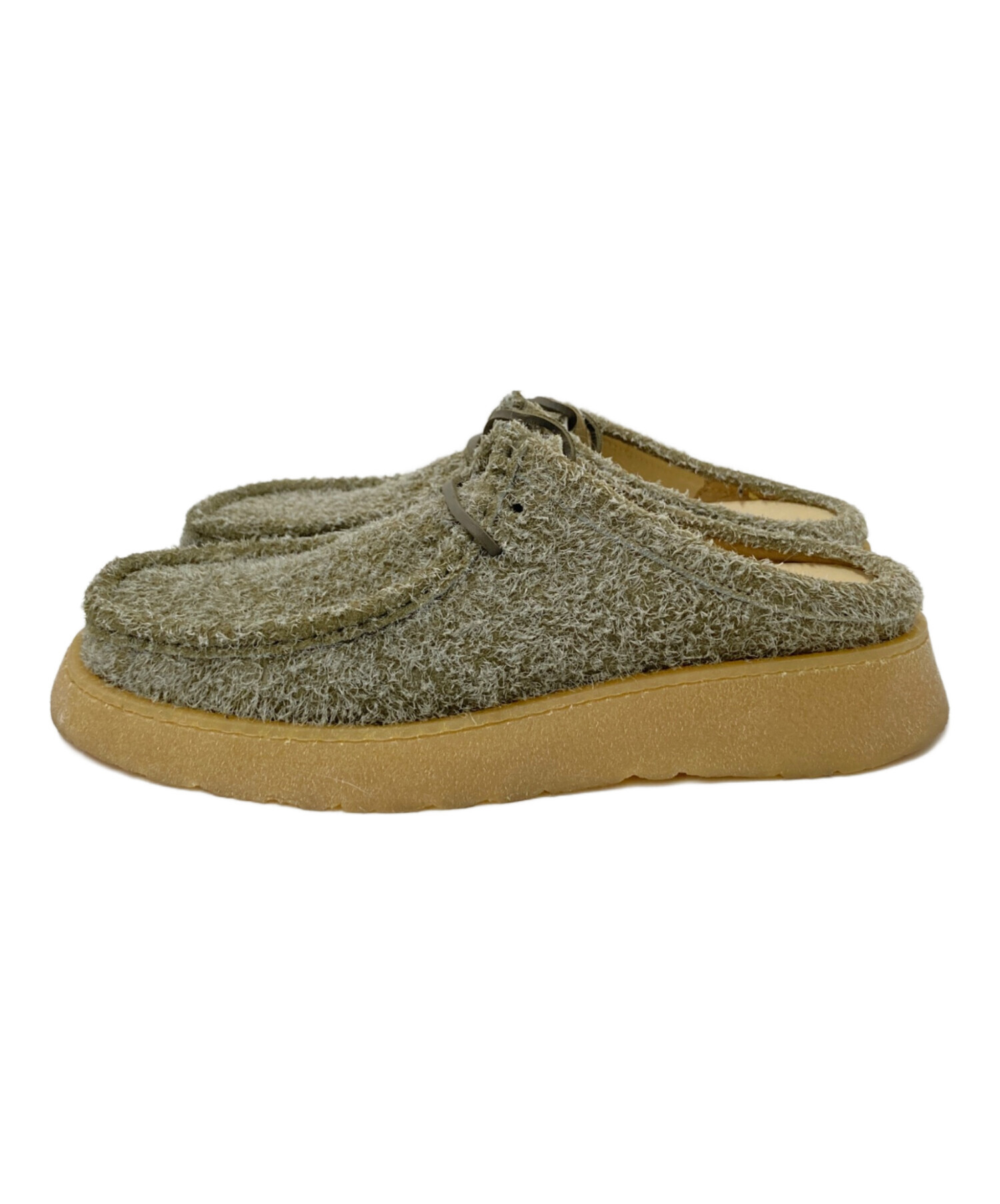 中古・古着通販】CLARKS (クラークス) ZARA (ザラ) レザー ミュール
