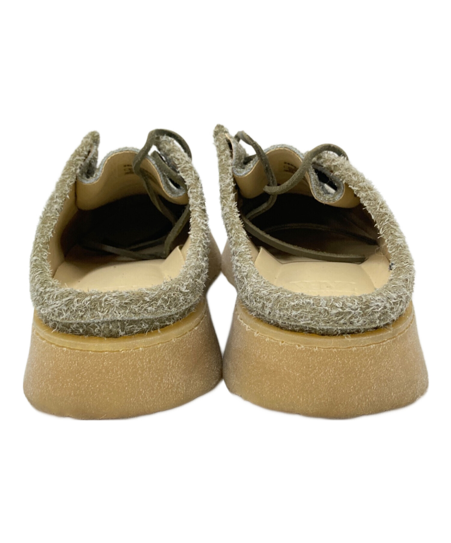 中古・古着通販】CLARKS (クラークス) ZARA (ザラ) レザー ミュール