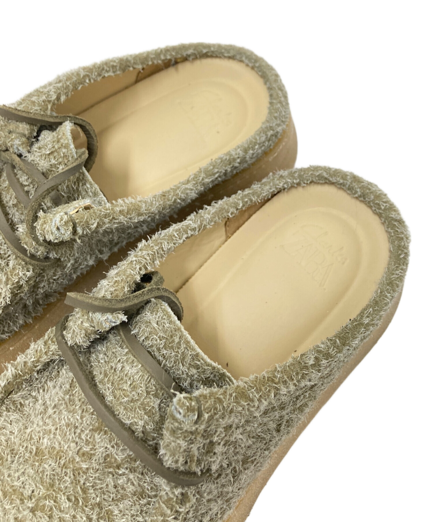 中古・古着通販】CLARKS (クラークス) ZARA (ザラ) レザー ミュール