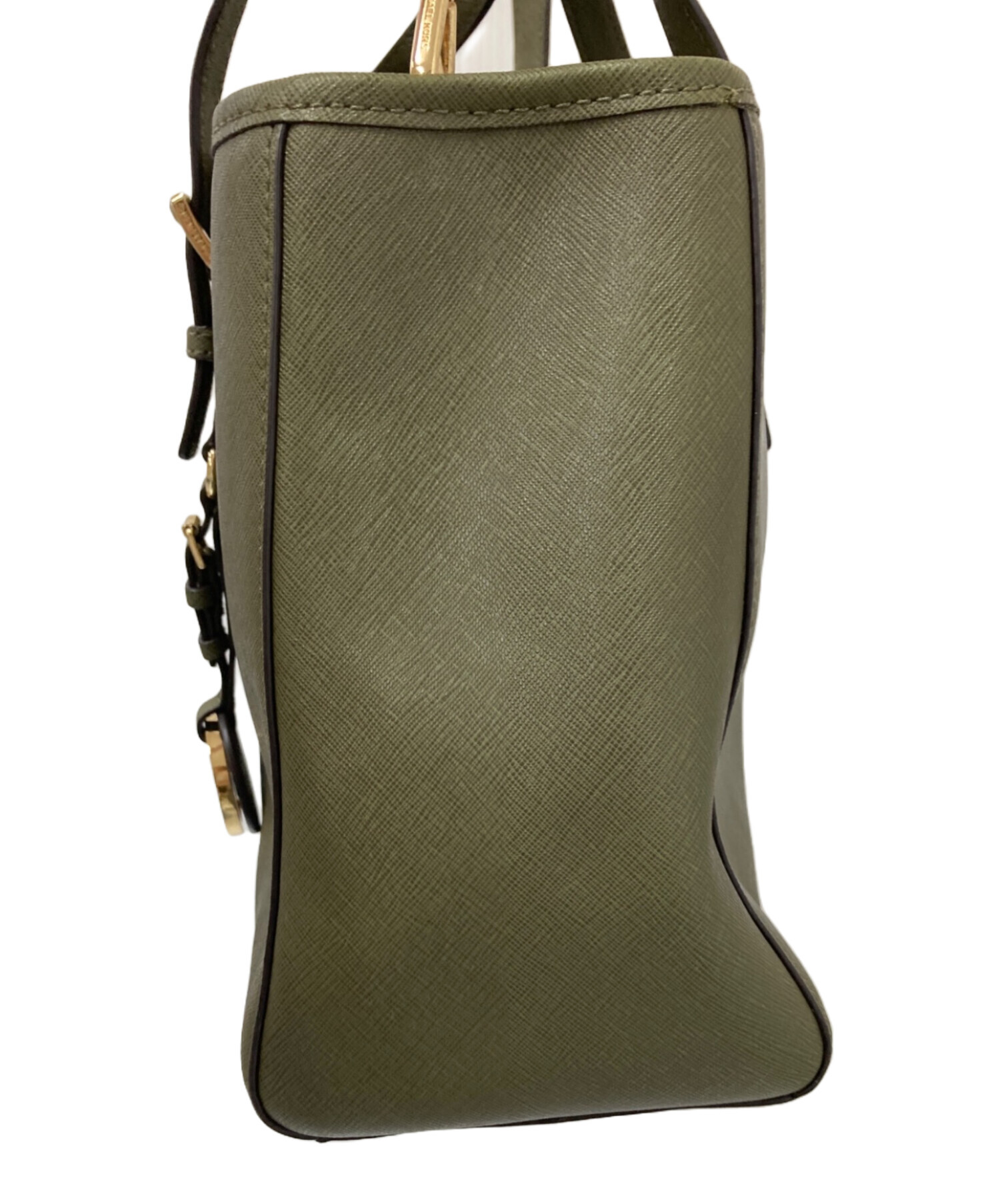 MICHAEL KORS 2way ショルダーバッグ オリーブ 中古・古着通販】MICHAEL KORS (マイケルコース) 2WAYショルダーバッグ