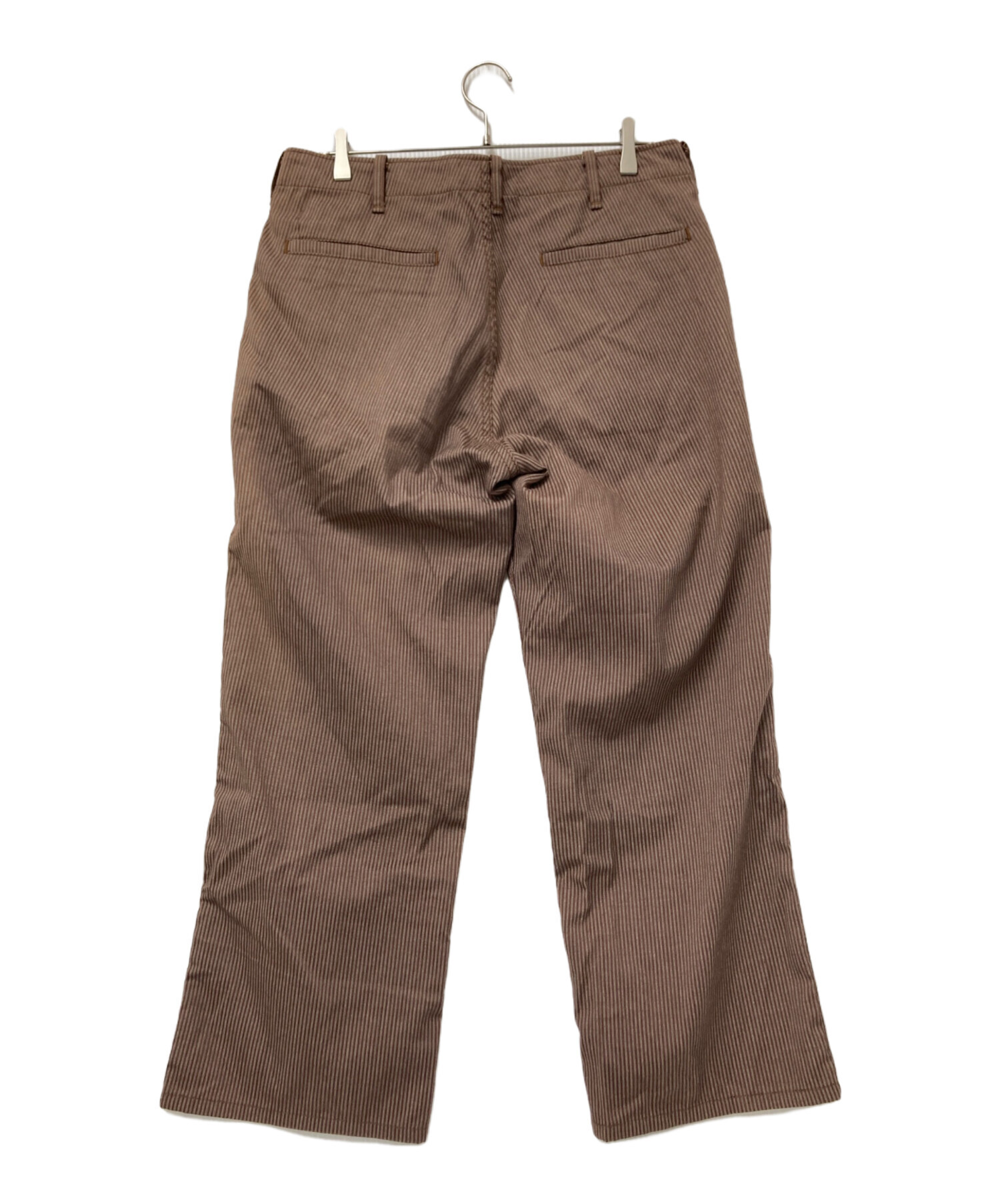 中古・古着通販】DALEES&CO (ダリーズ) ストライプパンツ ブラウン 