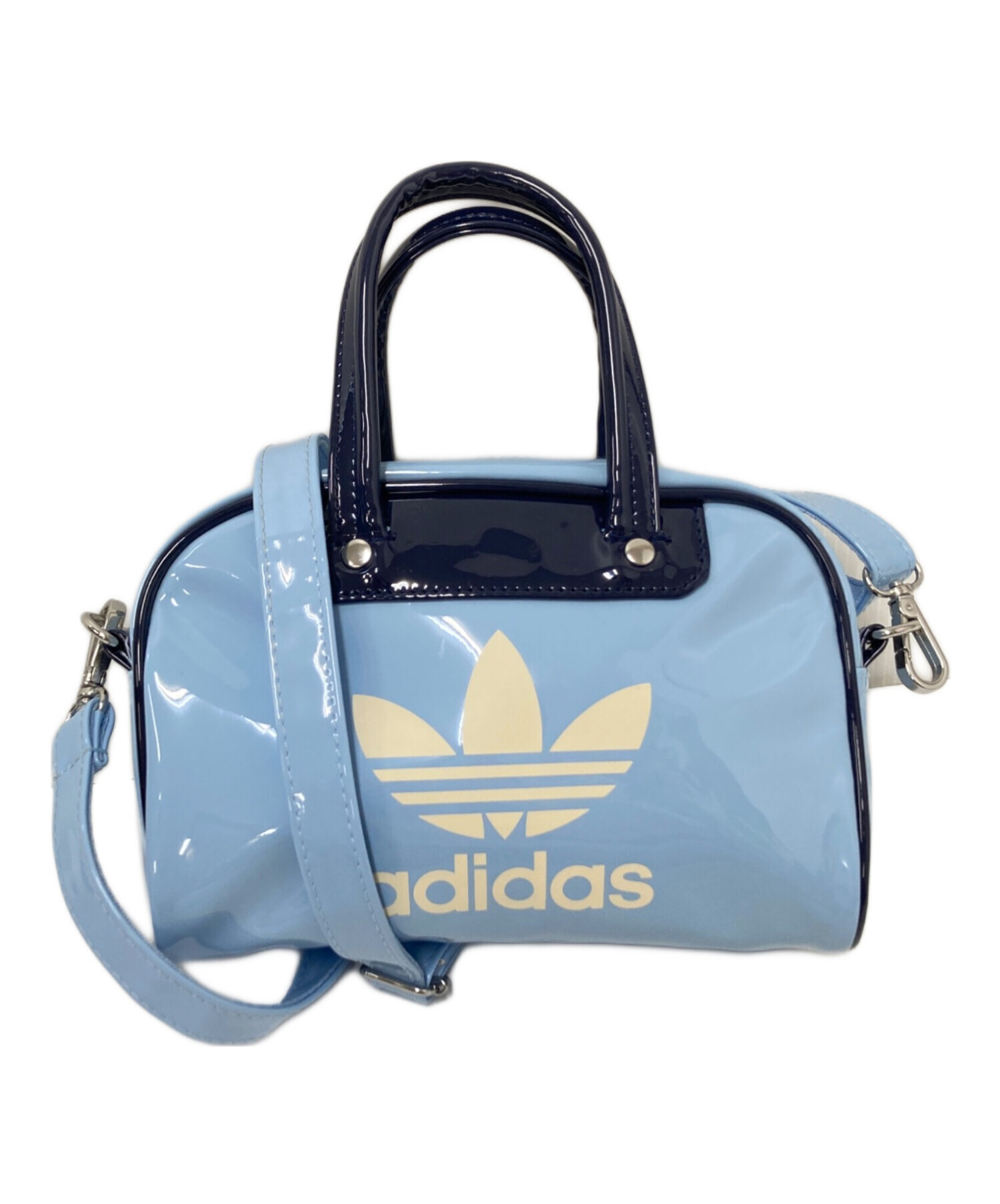 中古・古着通販】adidas (アディダス) ミニボウリングバッグ ブルー 