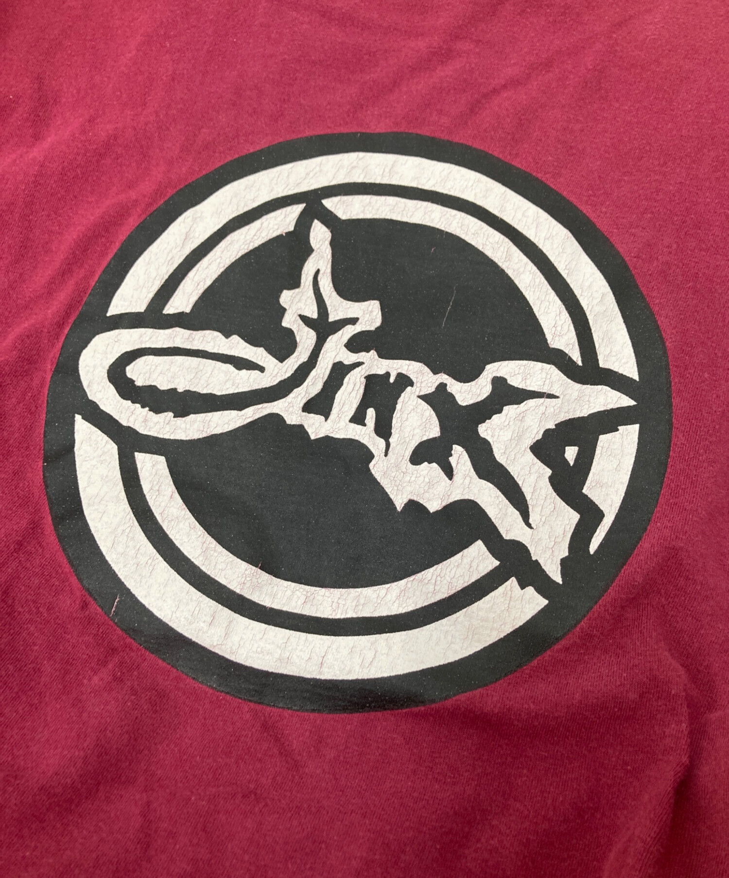 中古・古着通販】ONEITA (オニータ) 90`SプリントTシャツ レッド 