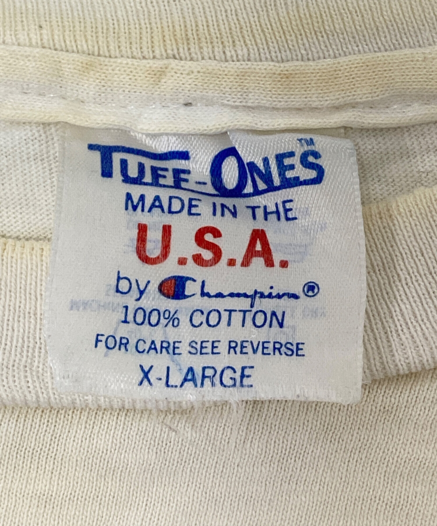 80s vintage shirt TUFF-ONES Champion 新品 【公式通販】 80s vintage shirt TUFF-ONES Champion 新品 【公式通販】