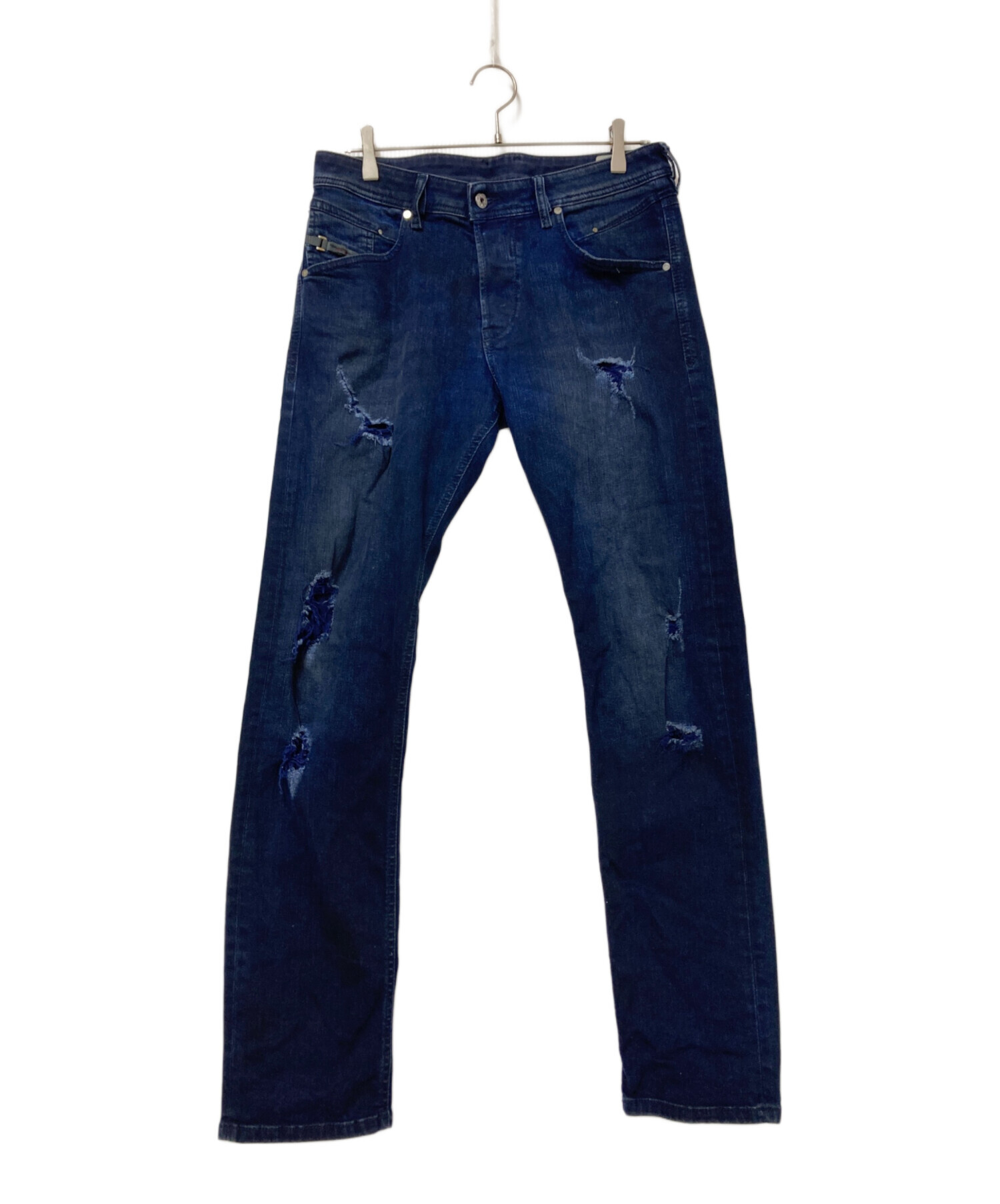 中古・古着通販】DIESEL (ディーゼル) ダメージデニムパンツ 