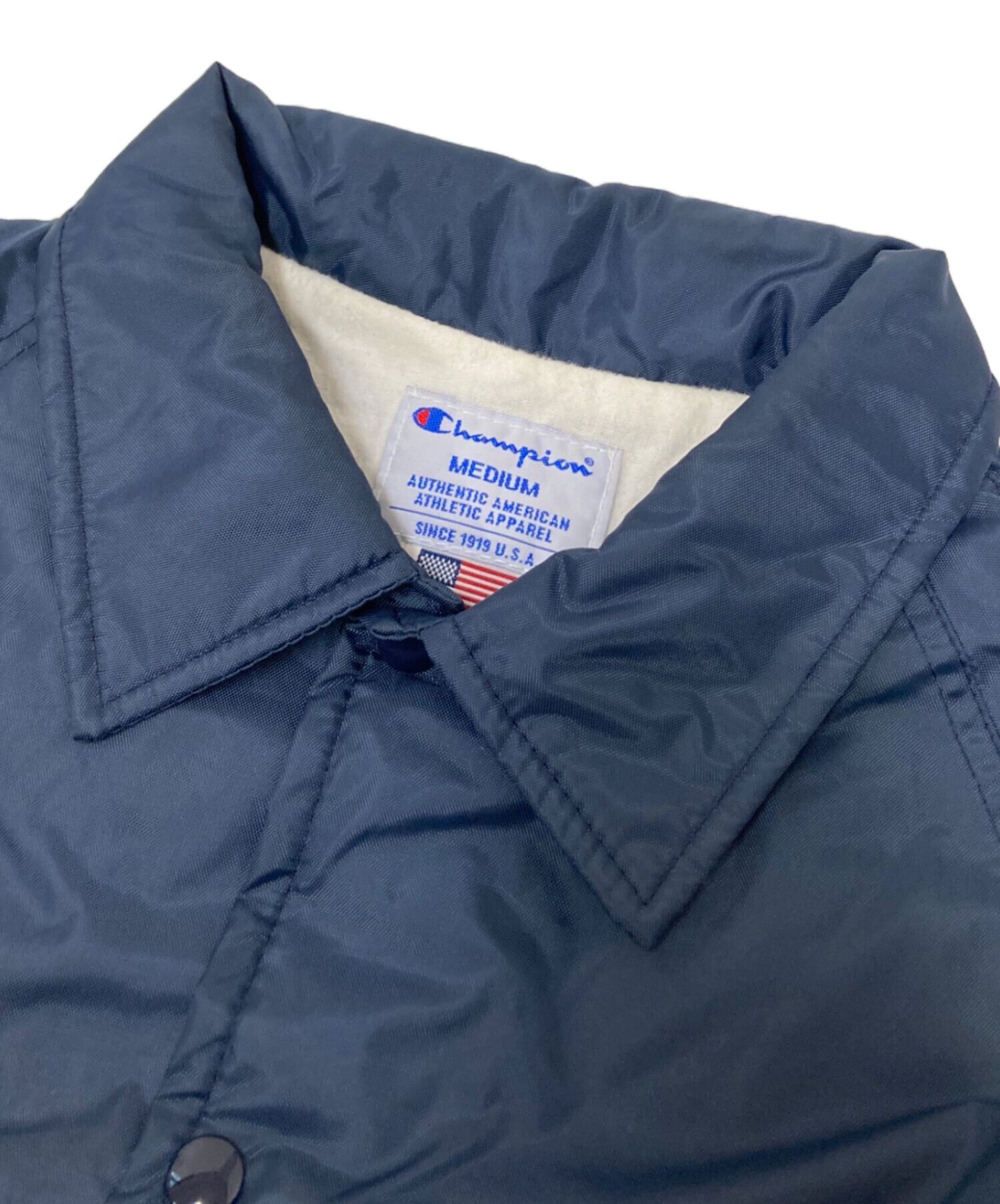 中古・古着通販】Champion (チャンピオン) コーチジャケット ネイビー 
