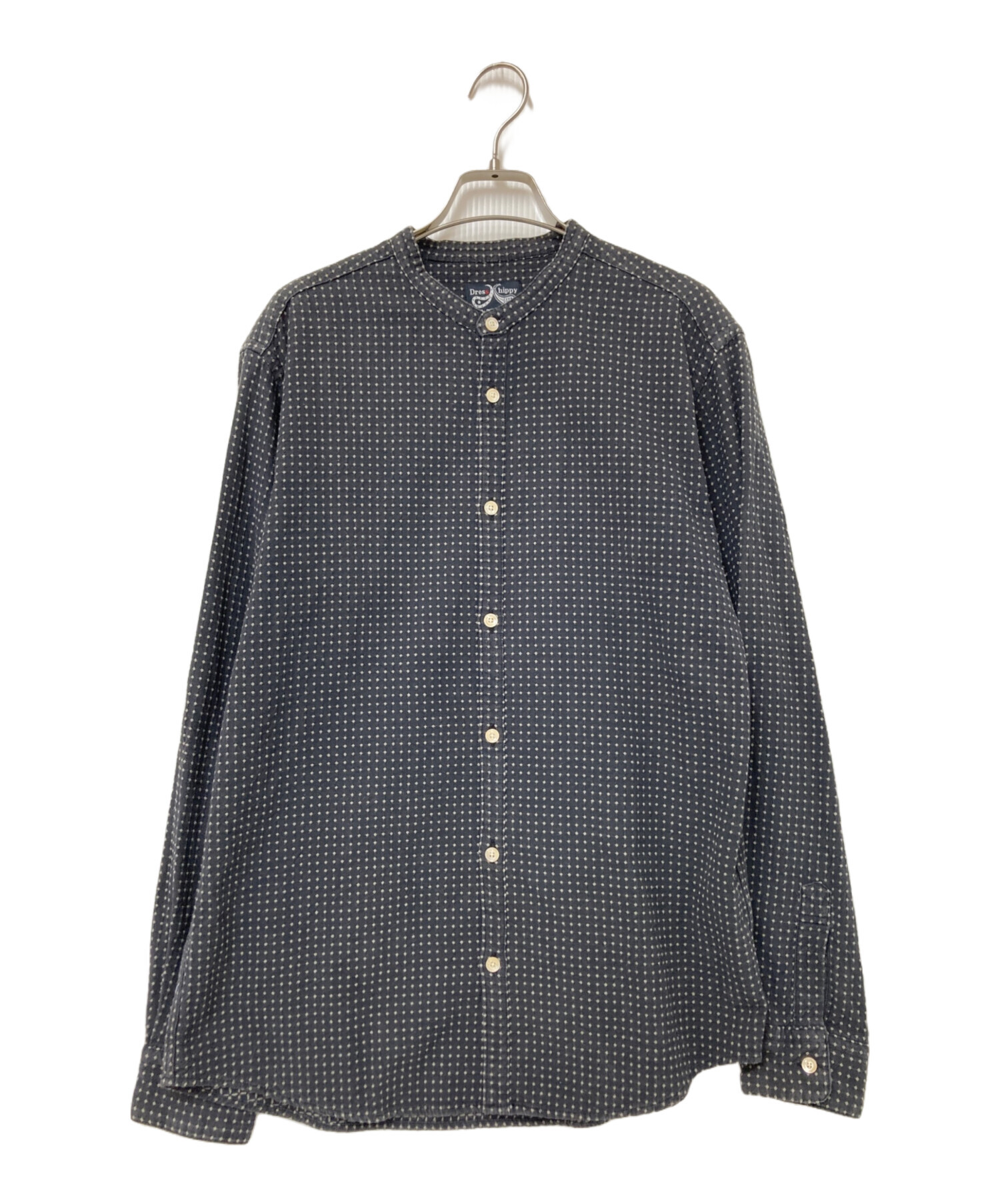 中古・古着通販】DRESS HIPPY (ドレスヒッピー) バンドカラーシャツ 