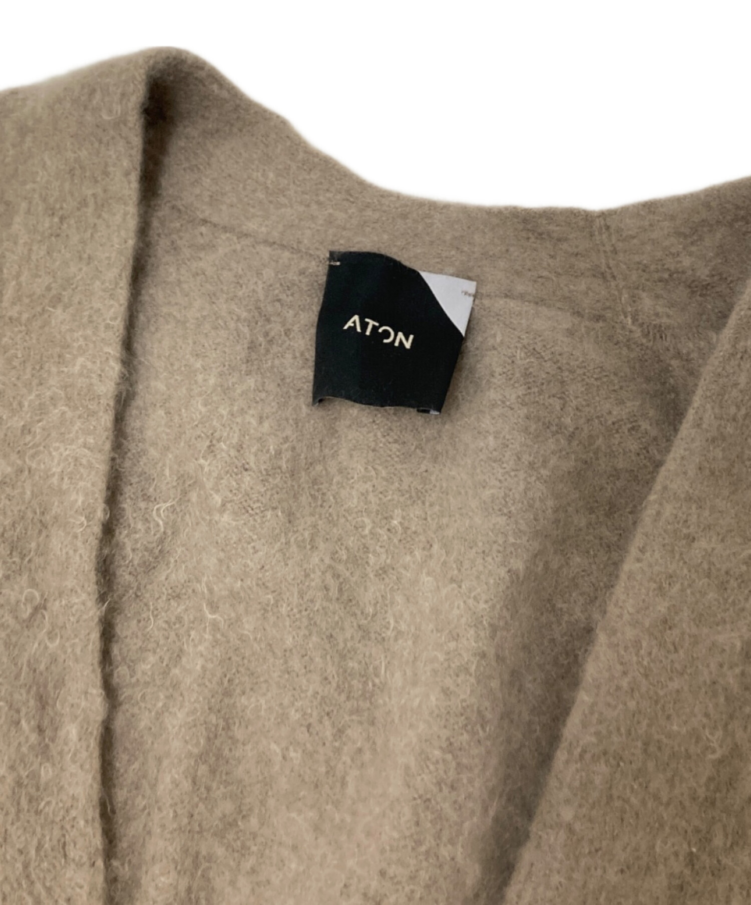 中古・古着通販】ATON (エイトン) カシミヤカーディガン グレー サイズ