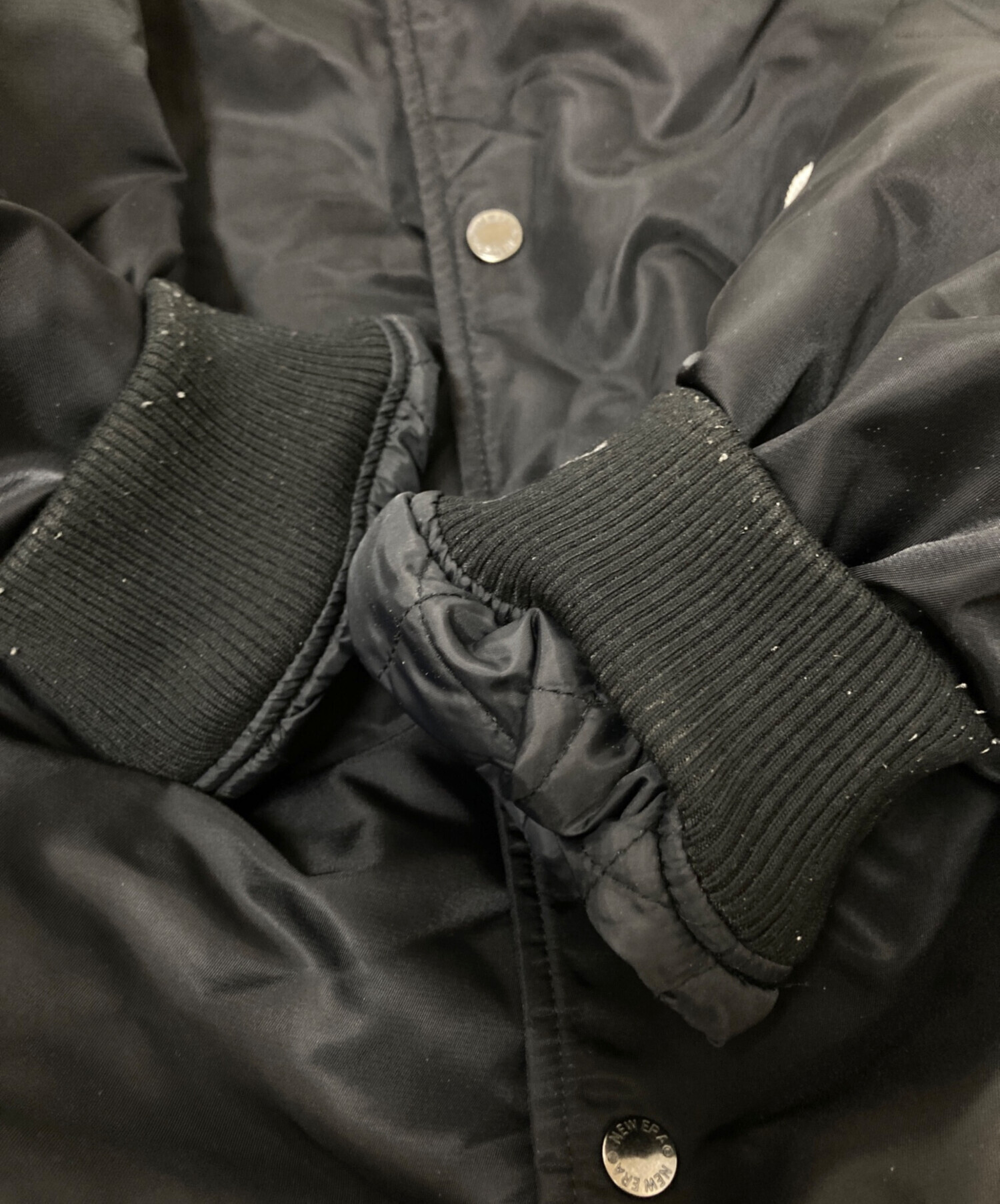 中古・古着通販】New Era (ニューエラ) スタジャン ブラック サイズ 