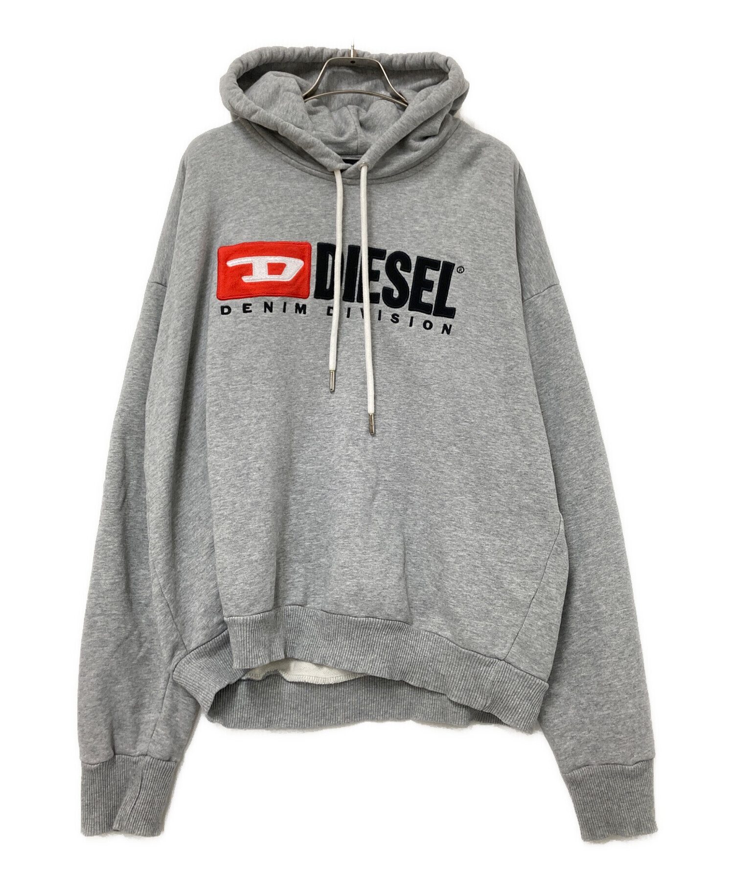中古・古着通販】DIESEL (ディーゼル) ロゴプルオーバーパーカー 