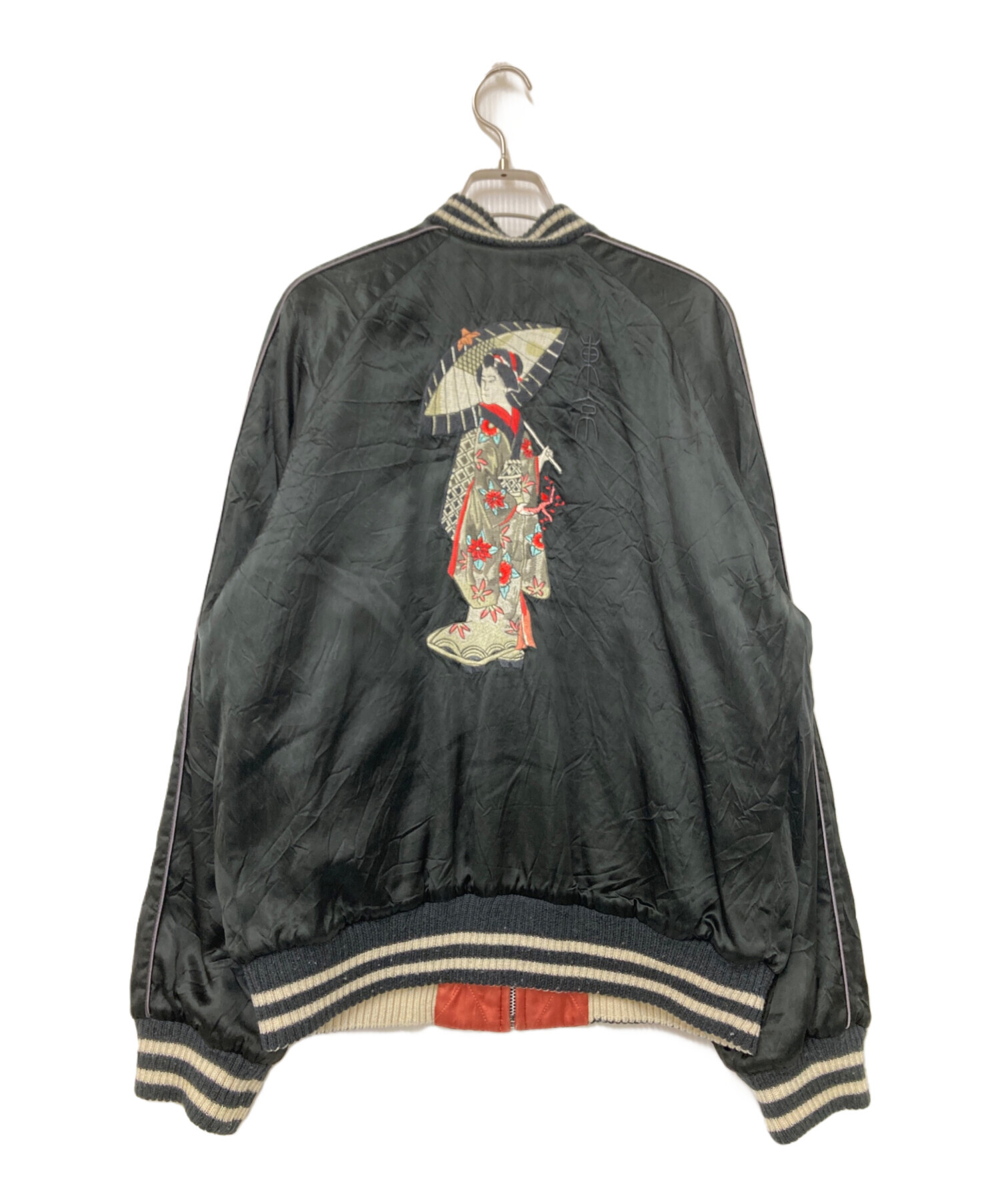 中古・古着通販】OZONE ROCKS (オゾンロックス) スカジャン ブラック