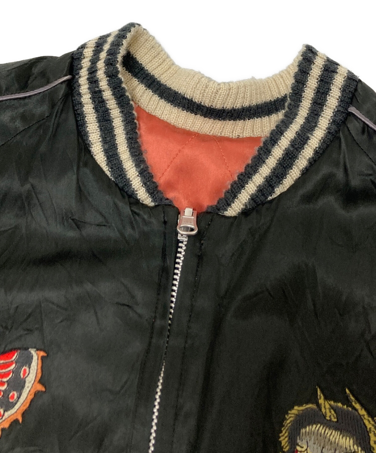 中古・古着通販】OZONE ROCKS (オゾンロックス) スカジャン ブラック