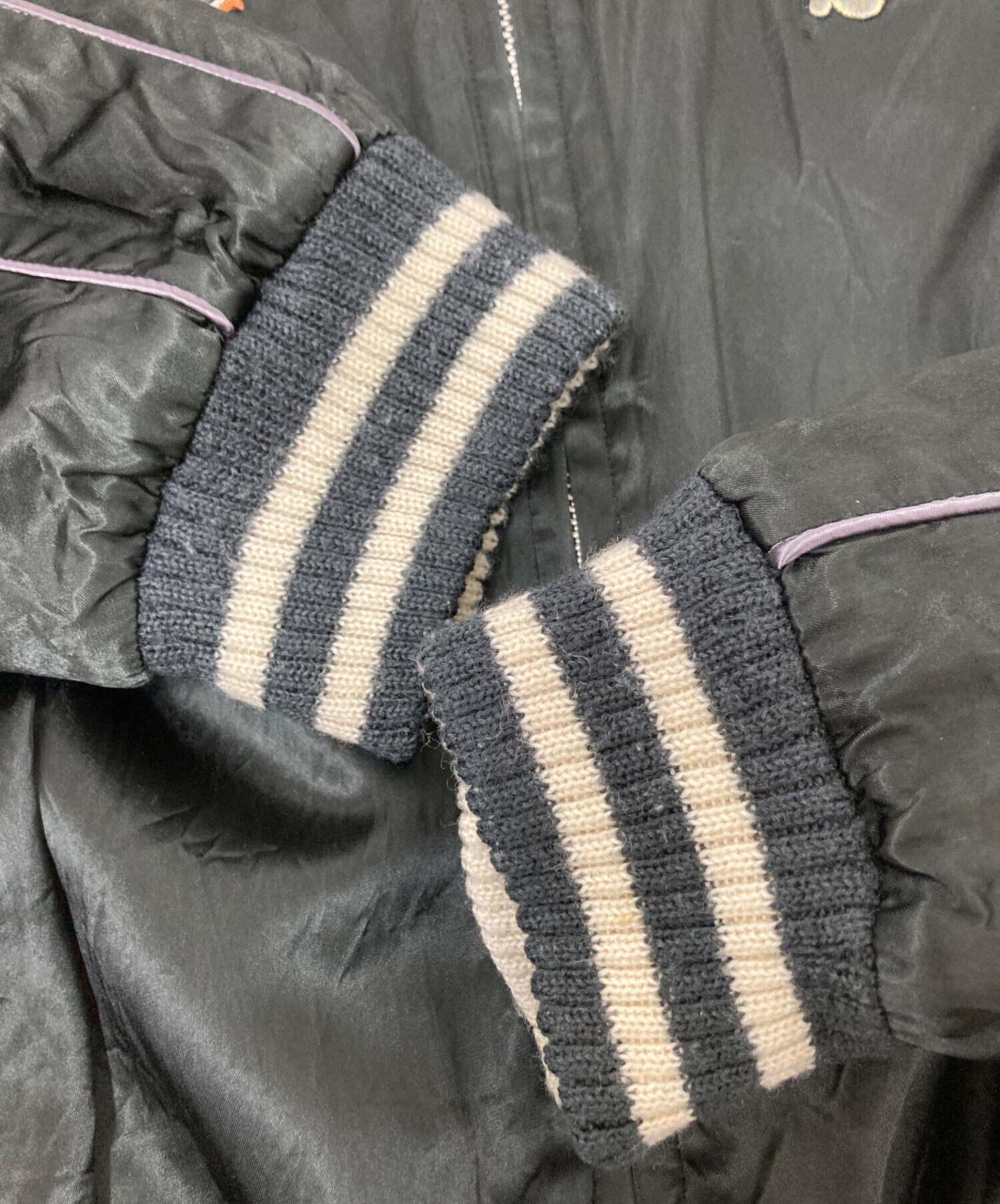 中古・古着通販】OZONE ROCKS (オゾンロックス) スカジャン ブラック