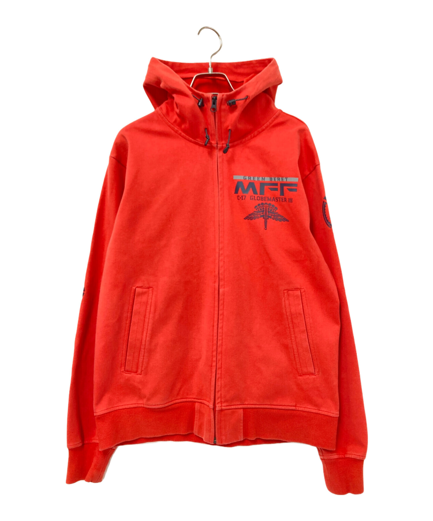 レッドコレクション1pack 中古・古着通販】AVIREX (アヴィレックス) WINDGUARD ZIP PARKA レッド