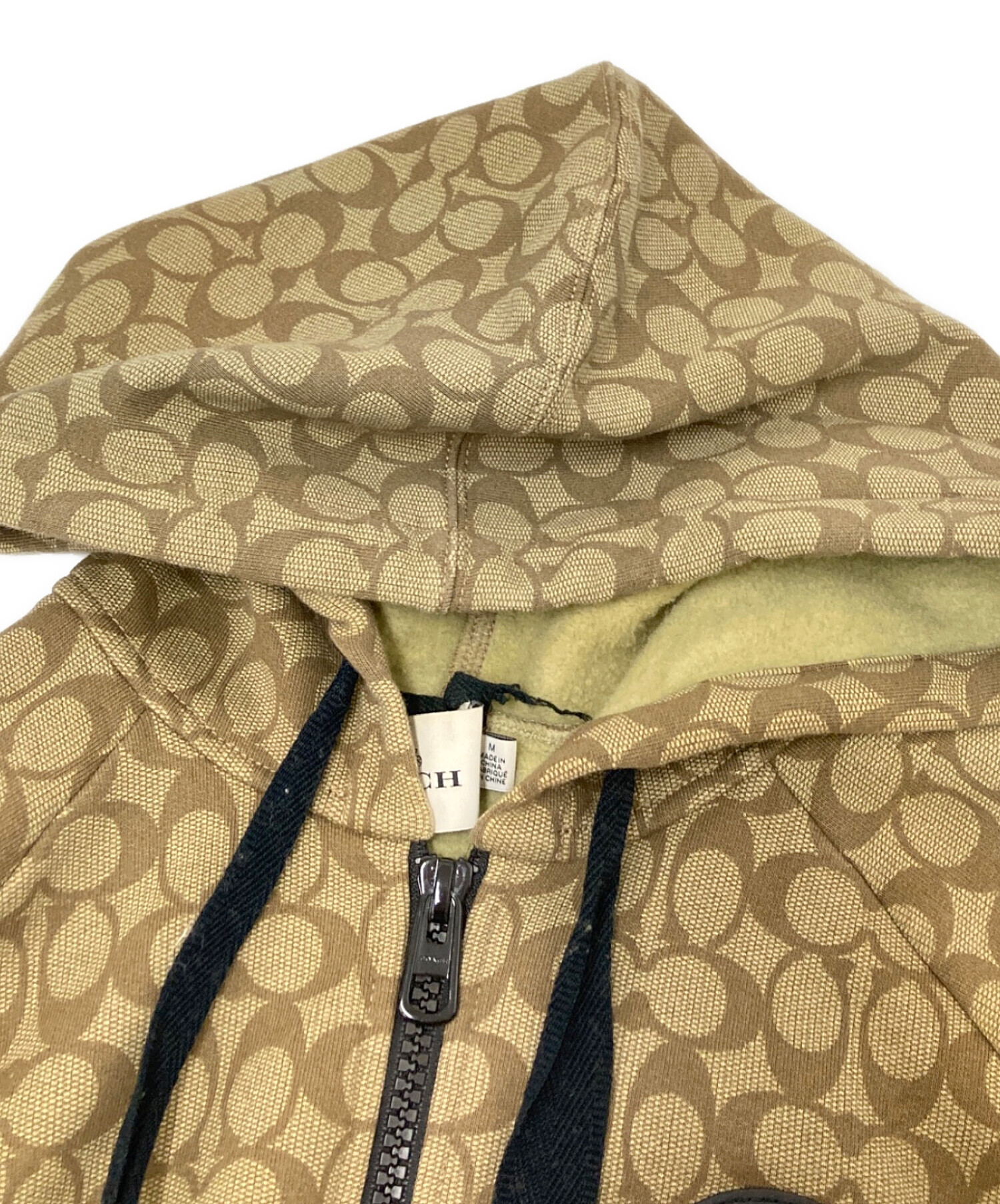 中古・古着通販】COACH (コーチ) モノグラムジップアップパーカー