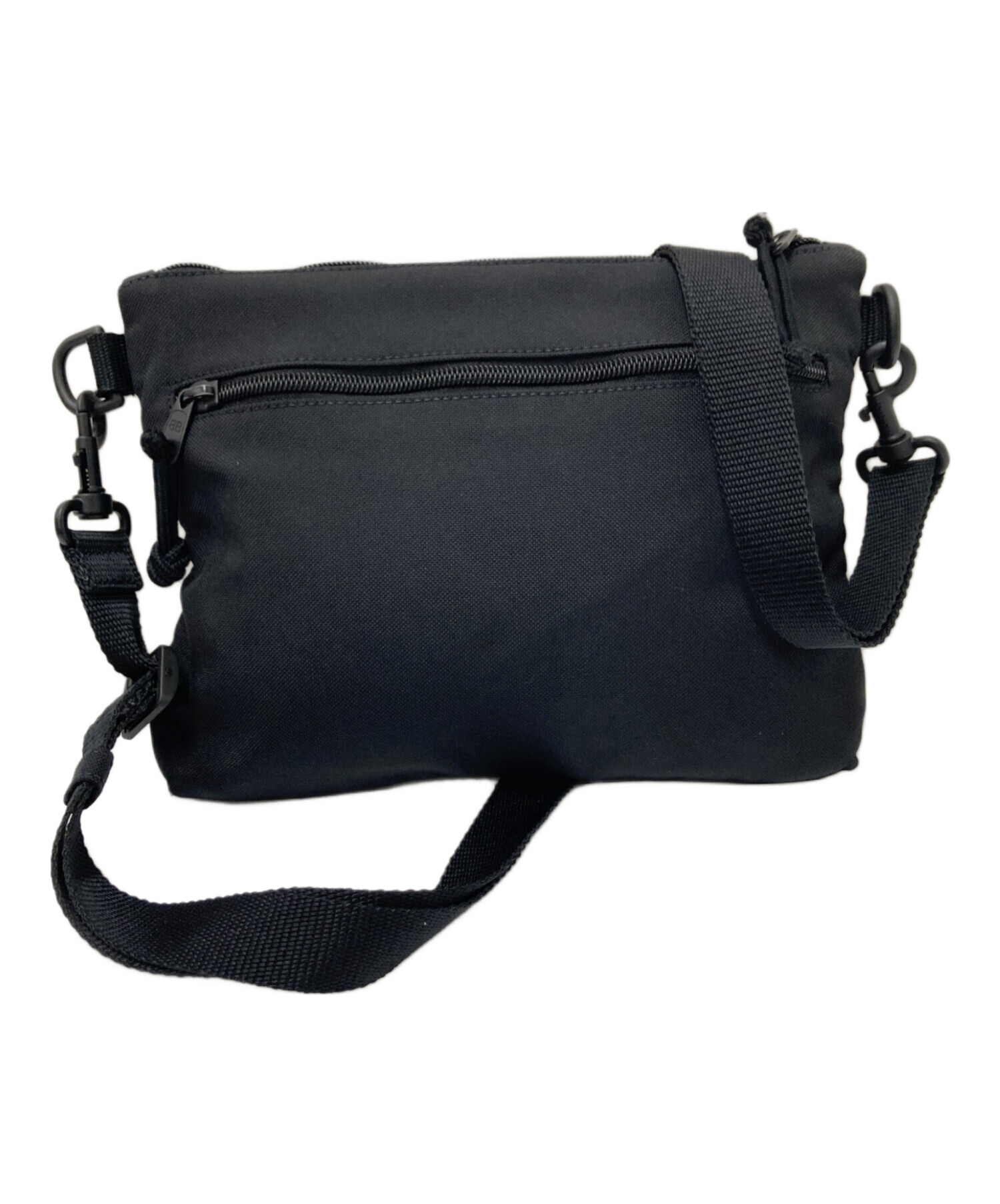 バレンシアガ　ブラックショルダーバッグ ジグザグパターン BALENCIAGAバレンシアガブラックショルダーバッグ