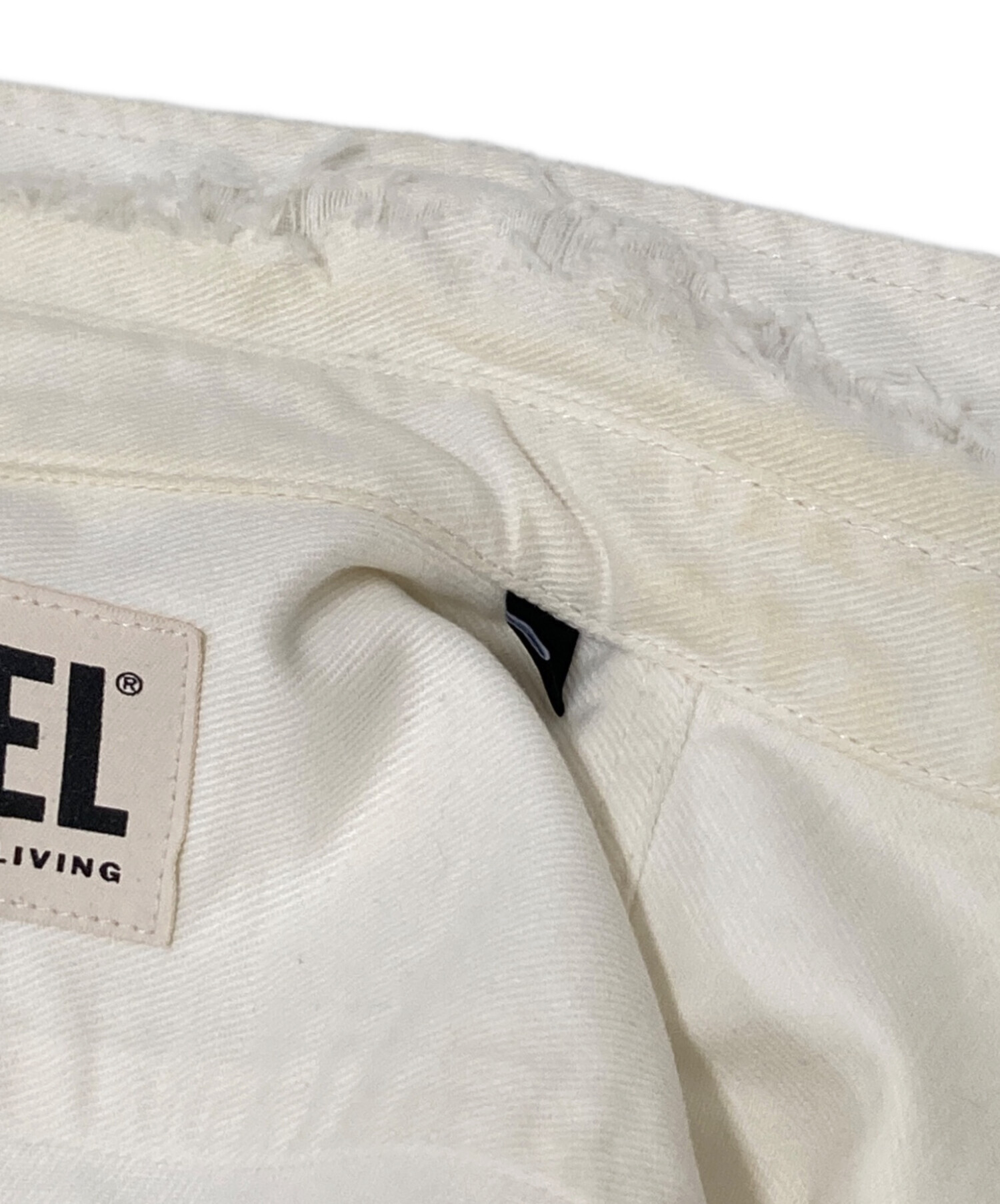 中古・古着通販】DIESEL (ディーゼル) ダメージ加工ウエスタンシャツ 