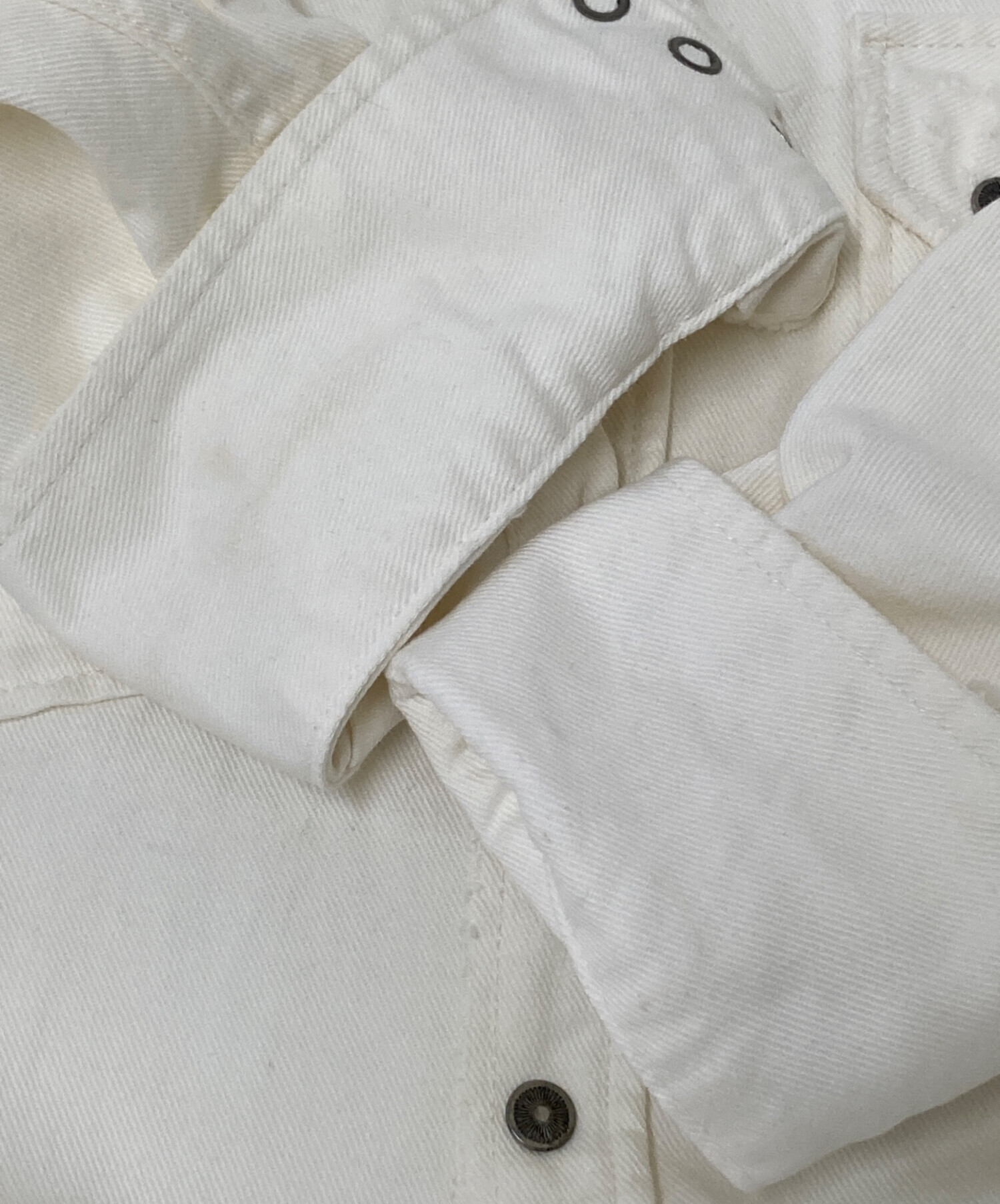 中古・古着通販】DIESEL (ディーゼル) ダメージ加工ウエスタンシャツ 