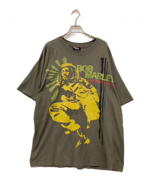 中古・古着通販】ZION (ザイオン) プリントTシャツ グレー サイズ:1X