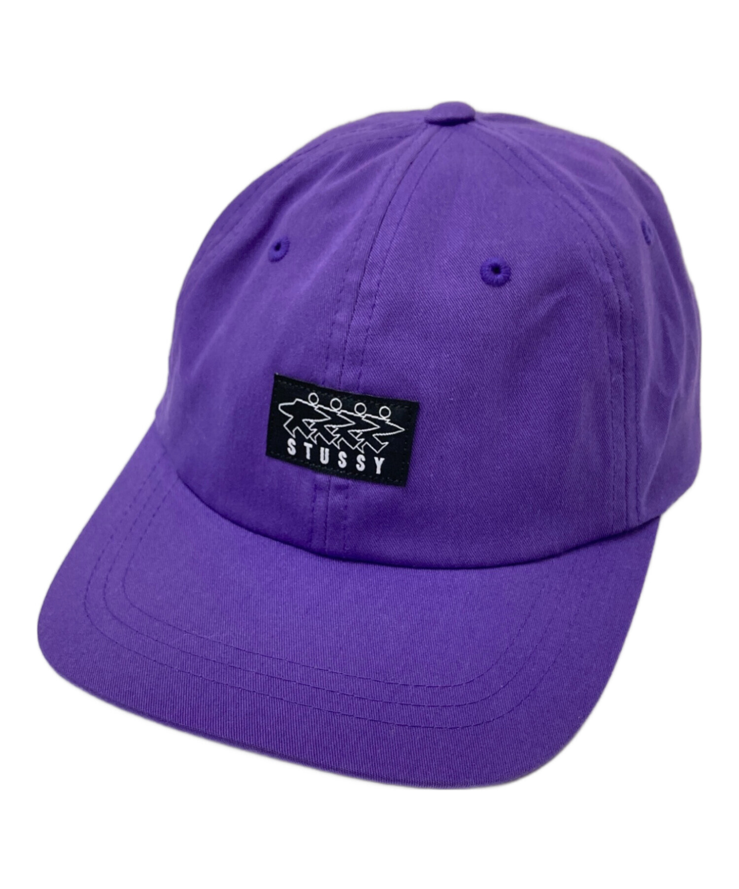 中古・古着通販】stussy (ステューシー) ロゴキャップ パープル サイズ