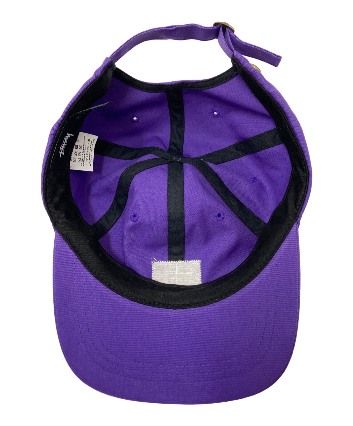 中古・古着通販】stussy (ステューシー) ロゴキャップ パープル サイズ