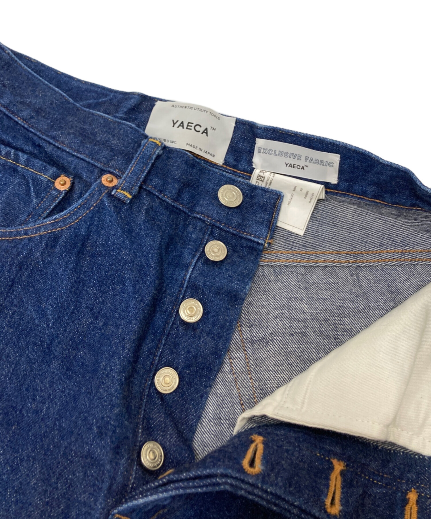 中古・古着通販】YAECA (ヤエカ) デニムパンツ インディゴ サイズ:29