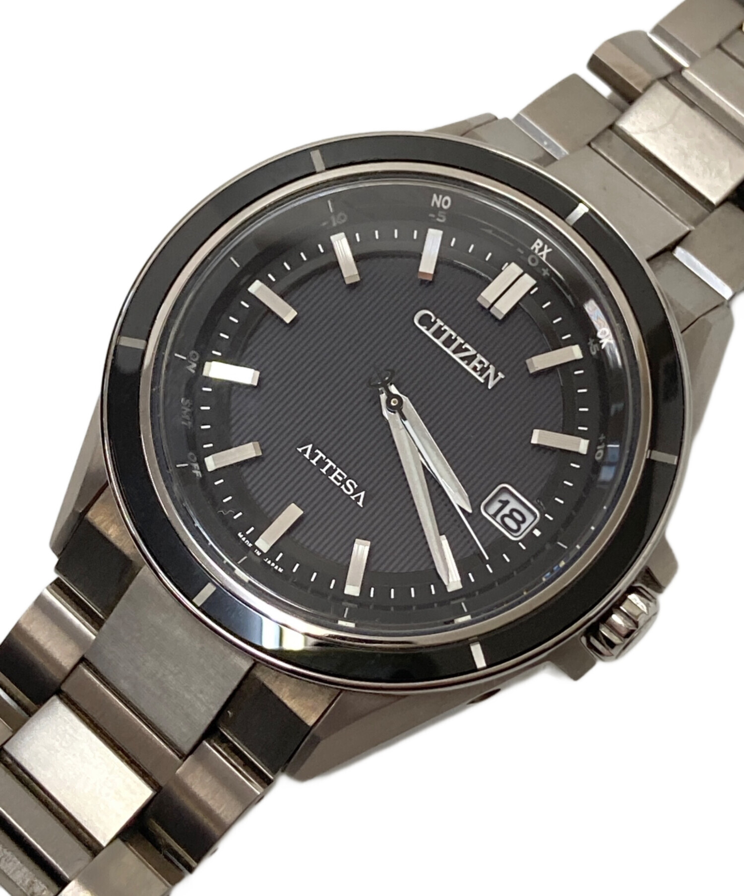 中古・古着通販】CITIZEN (シチズン) アテッサ 電波時計 シルバー 