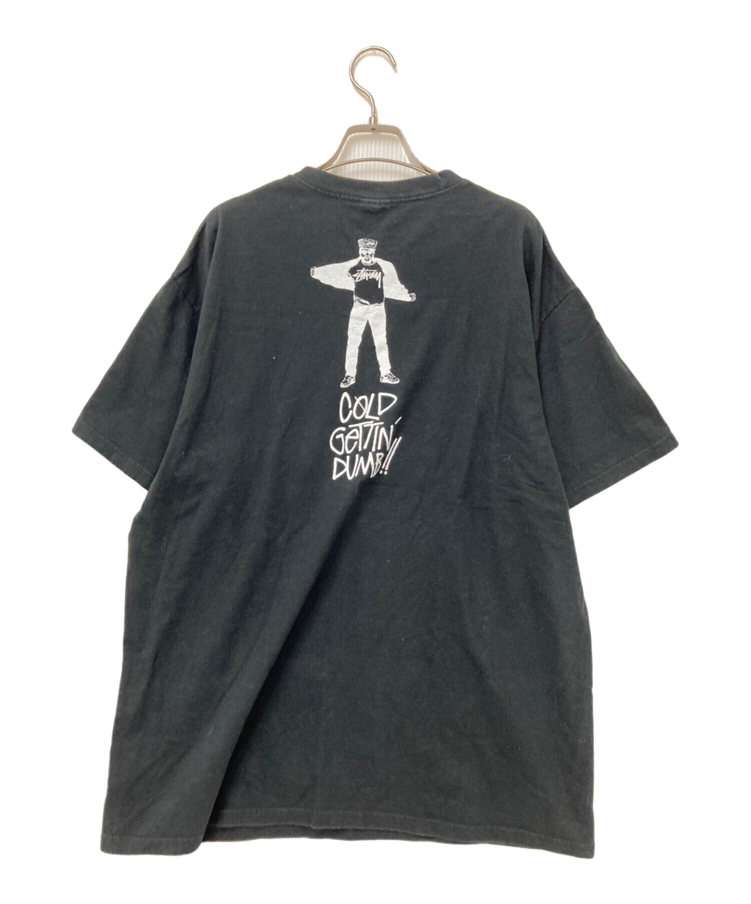 中古・古着通販】stussy (ステューシー) プリントTシャツ ブラック 