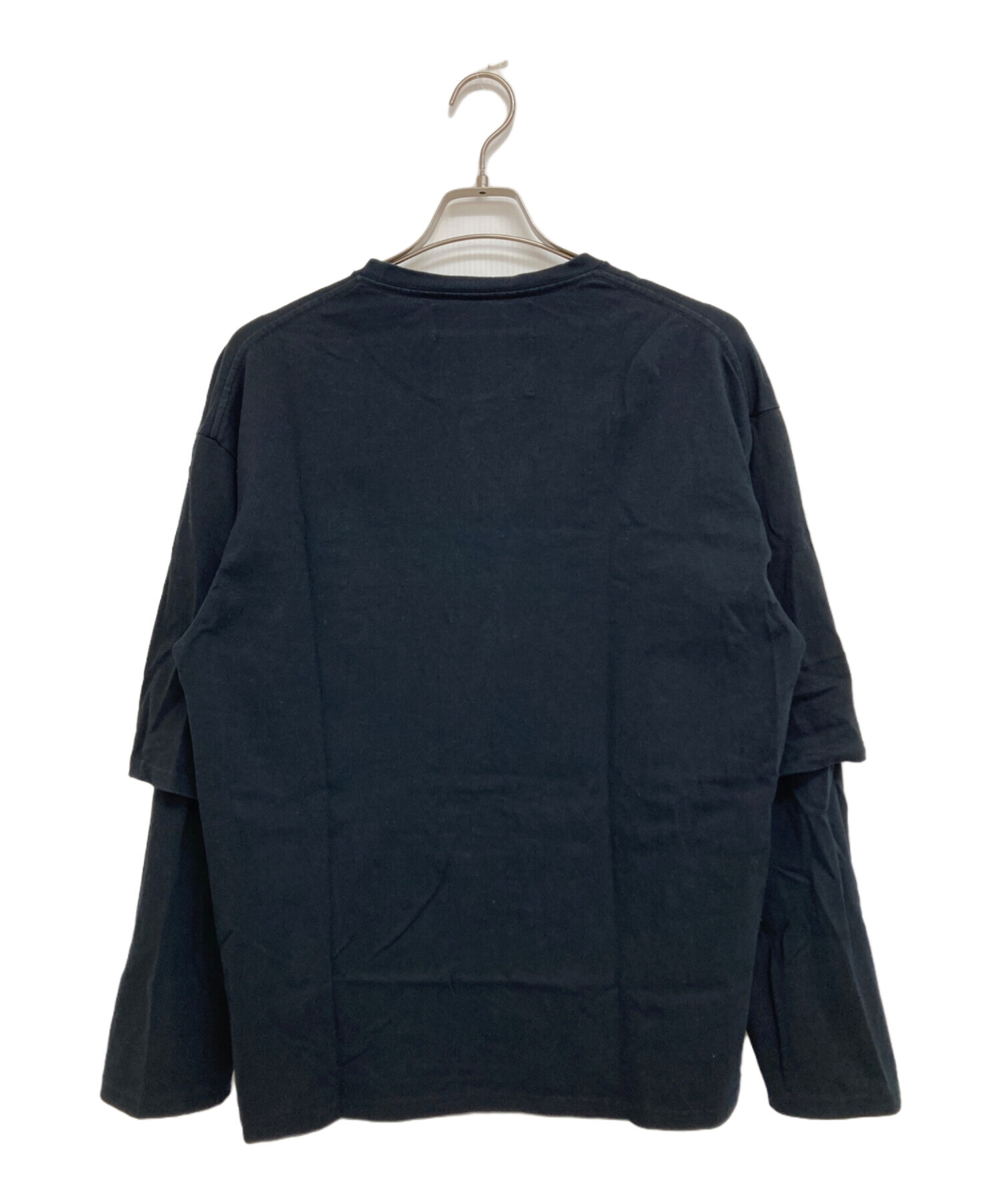 中古・古着通販】DAIRIKU (ダイリク) BIGGIE Layered T-Shirt ブラック 