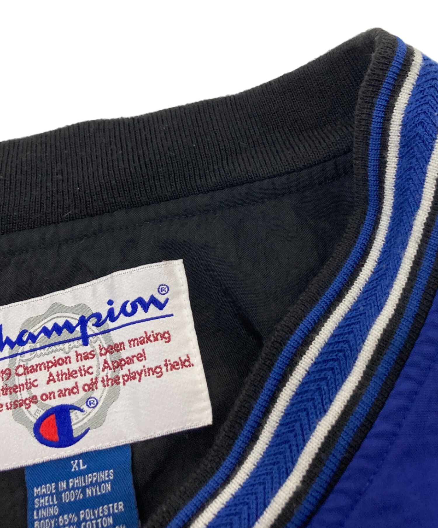 中古・古着通販】Champion (チャンピオン) 90'Sピステ ブルー×ホワイト