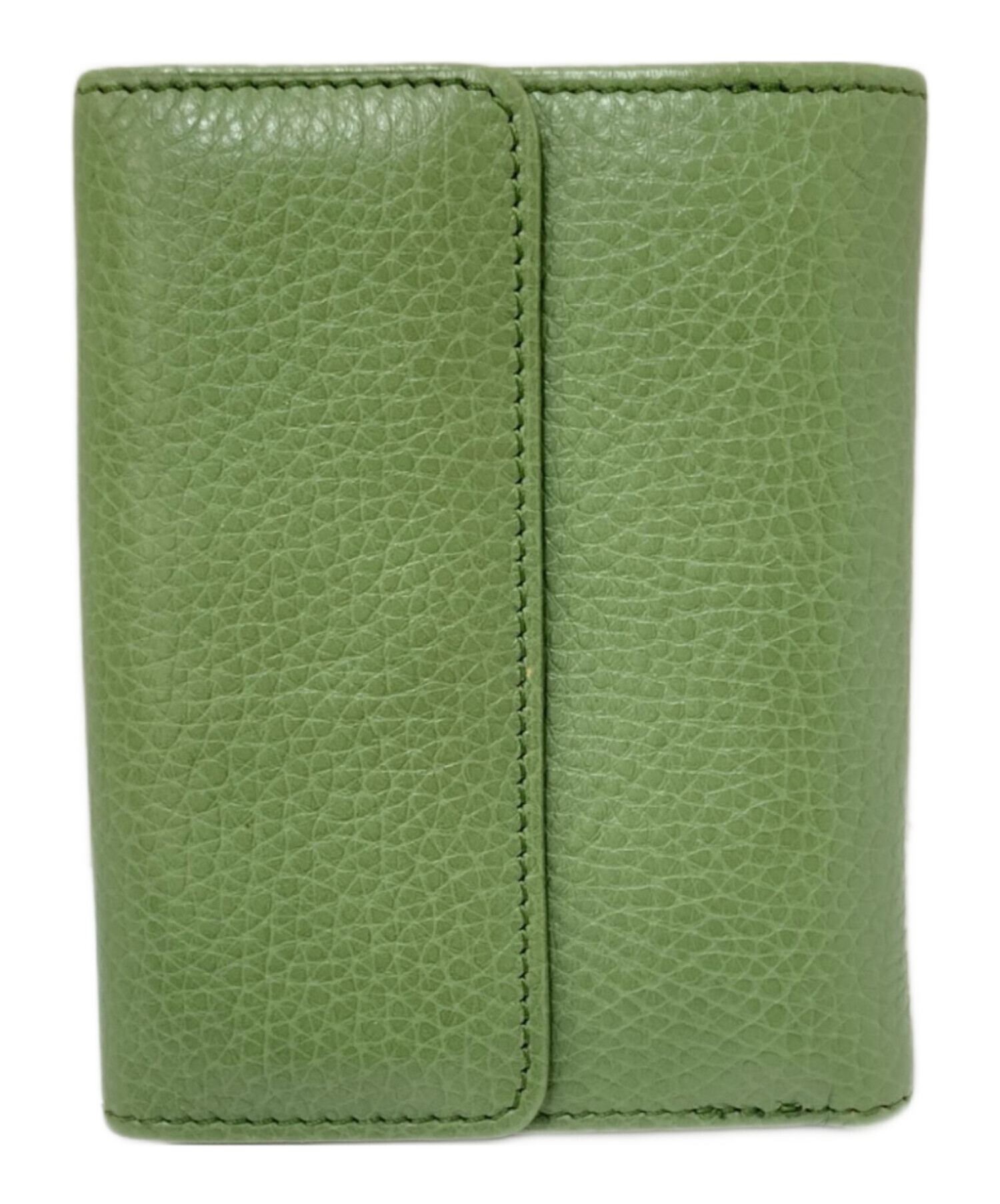 【HIROFU】50201 タスカ二つ折り財布 ☆ＡＢ品☆質屋 ユニオン本通店 ヒロフ 中古・古着通販】HIROFU (ヒロフ) 2つ折り財布 グリーン サイズ:下記