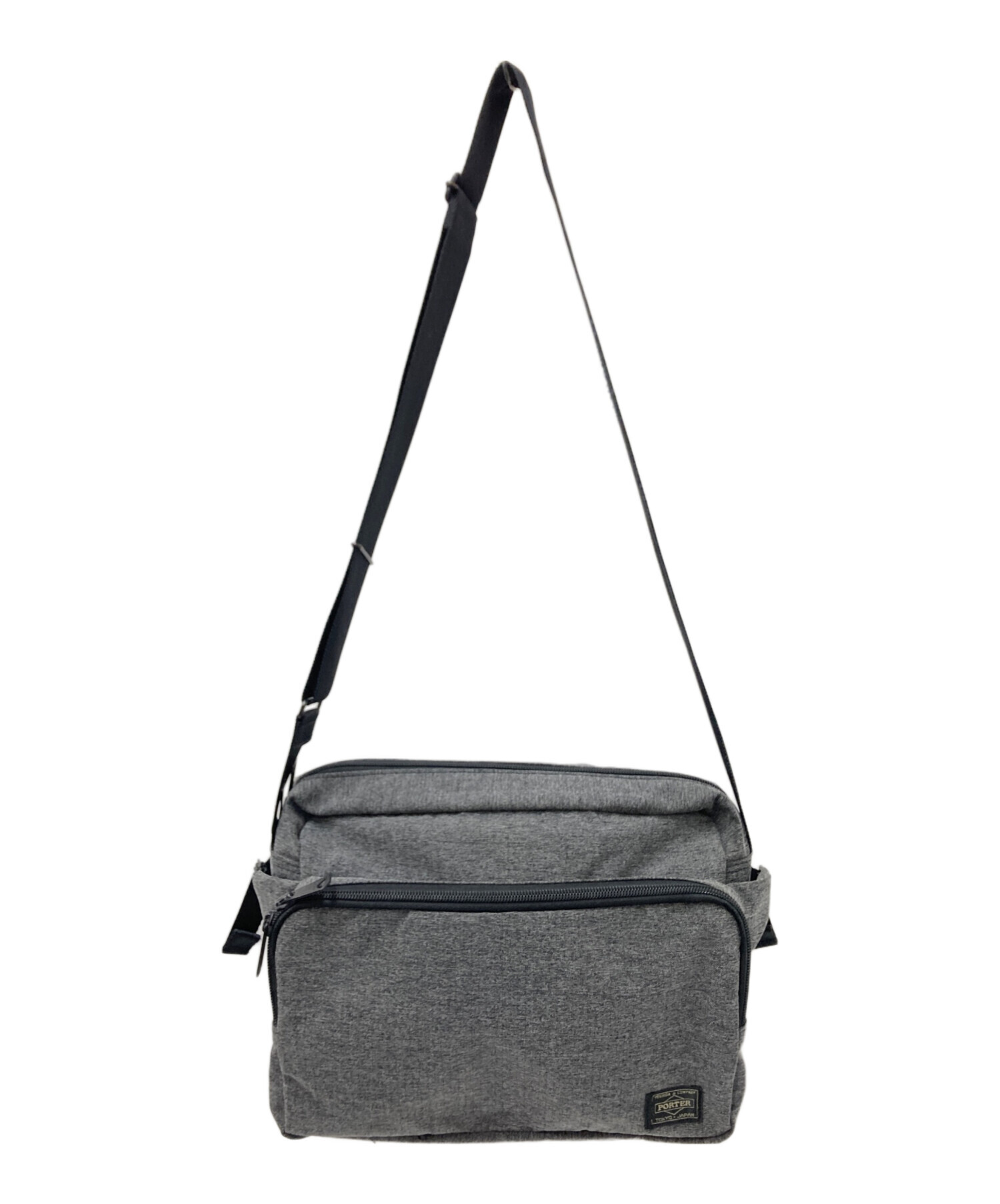 中古・古着通販】PORTER (ポーター) ショルダーバッグ グレー サイズ