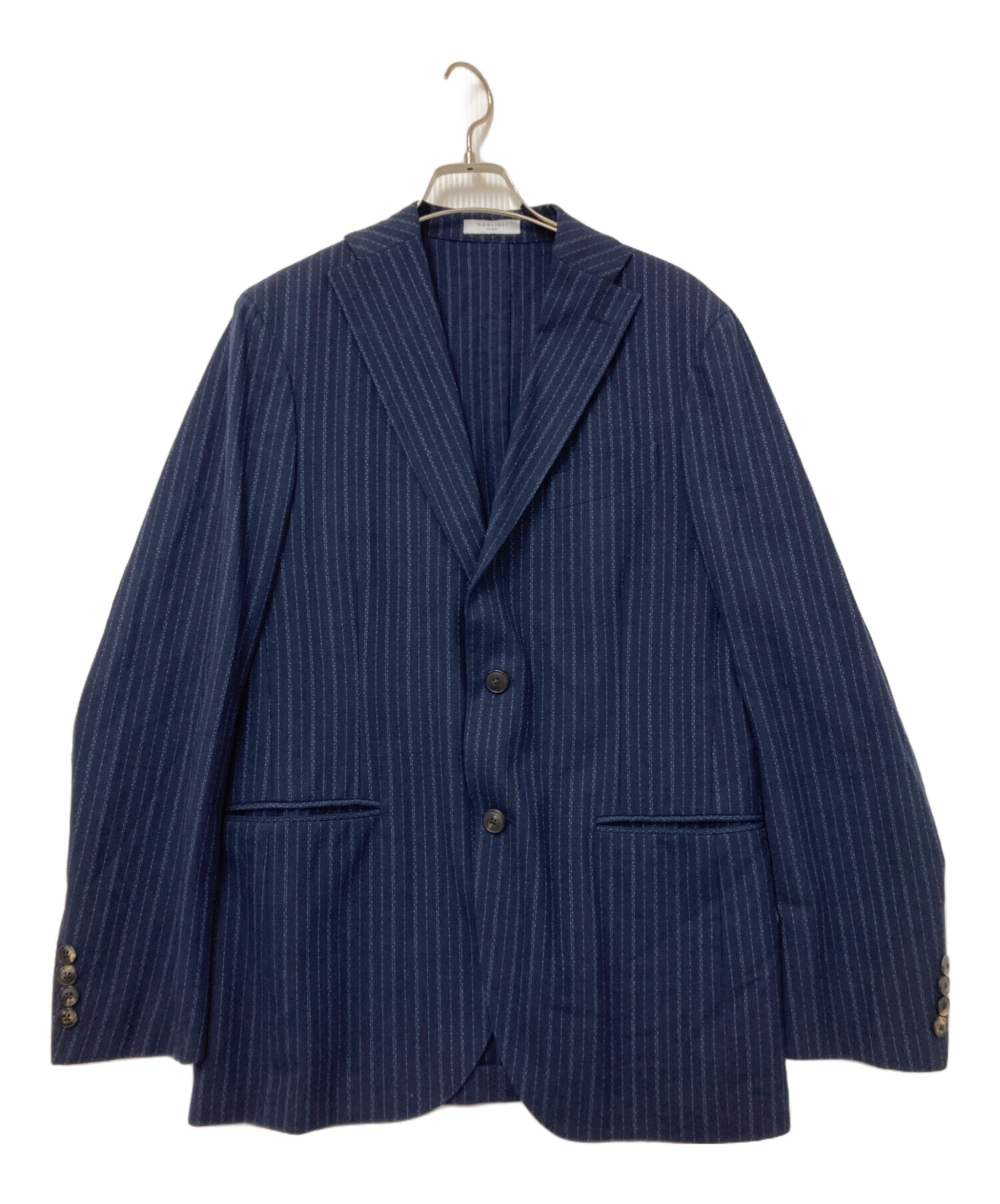 中古・古着通販】BOGLIOLI (ボリオリ) ストライプセットアップスーツ