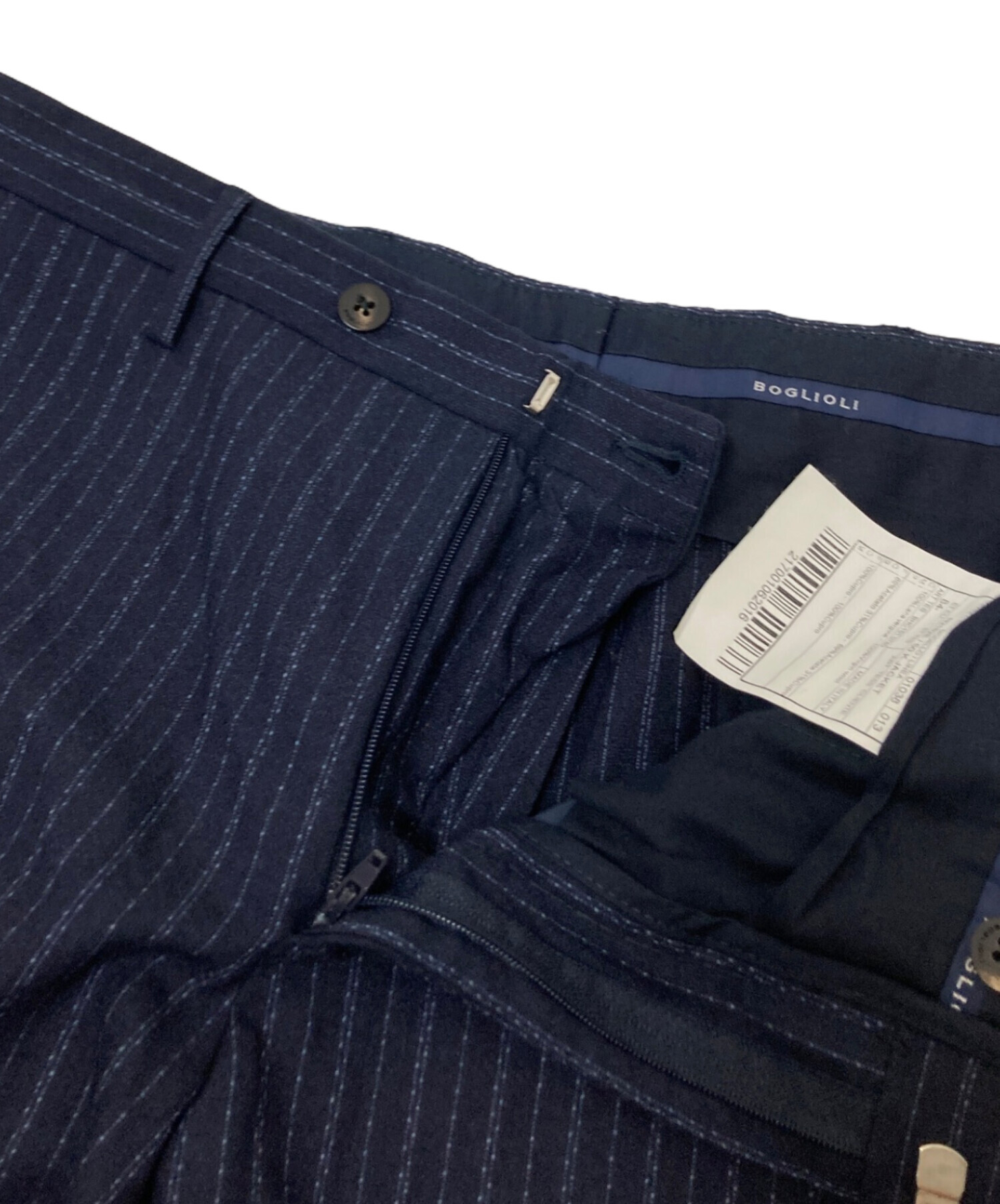 中古・古着通販】BOGLIOLI (ボリオリ) ストライプセットアップスーツ